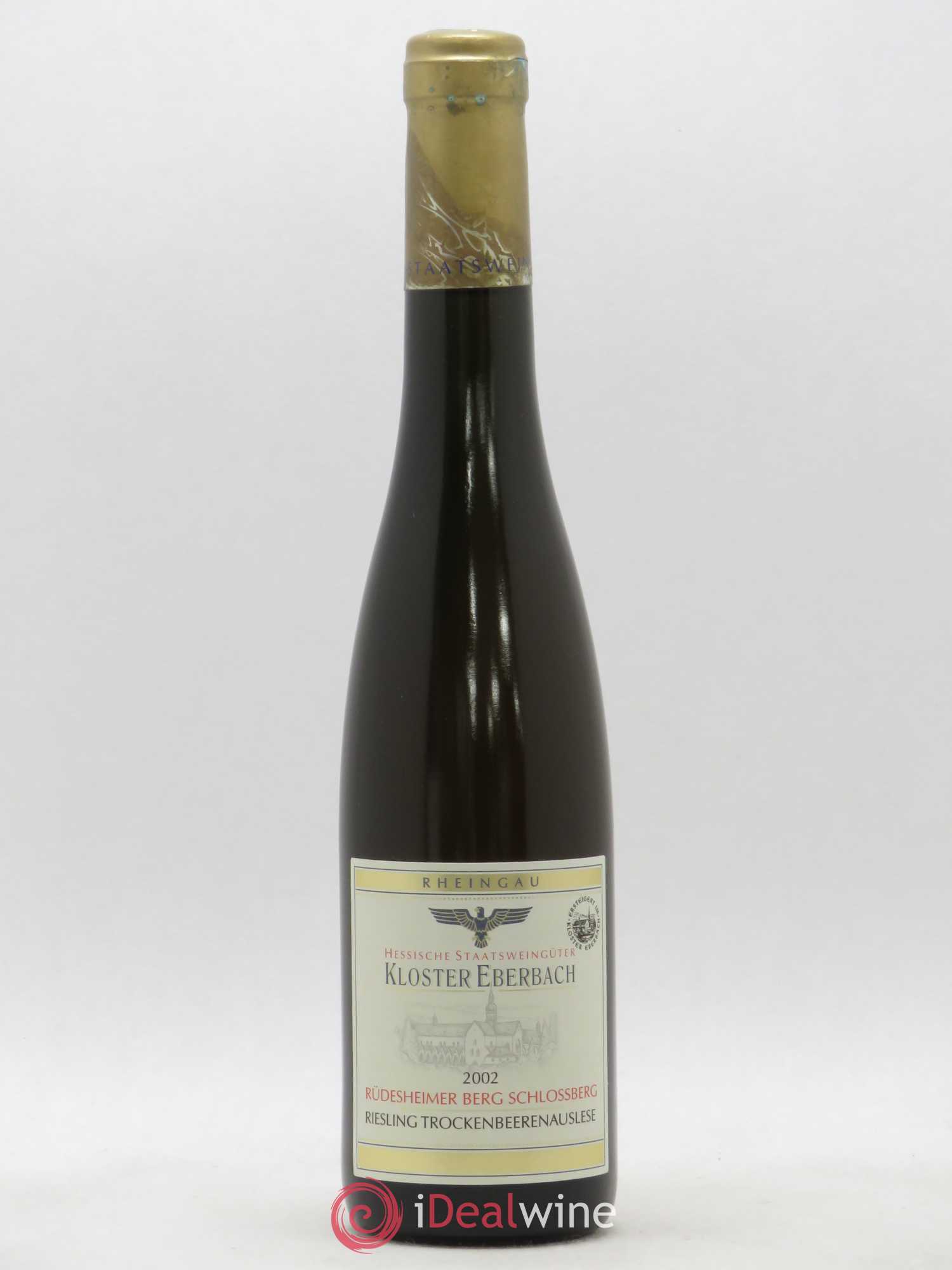 Riesling Rudesheimer Berg Schlossberg Trockenbeerenauslese Kloster Eberbach 2002 - Posten von 1 Demi-Flasche - 0