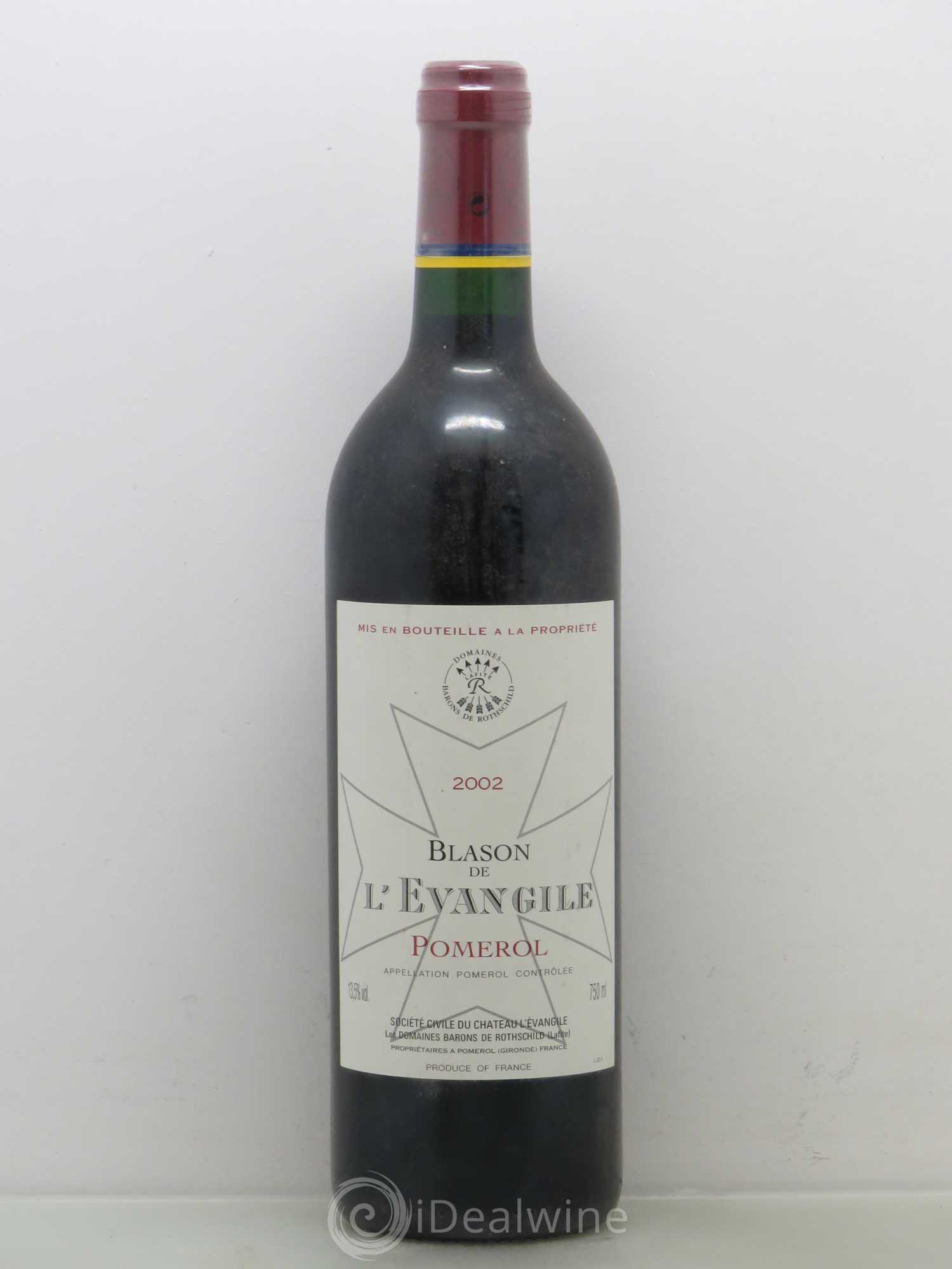 Blason de l'Evangile 2002 - Lot de 1 bouteille - 0