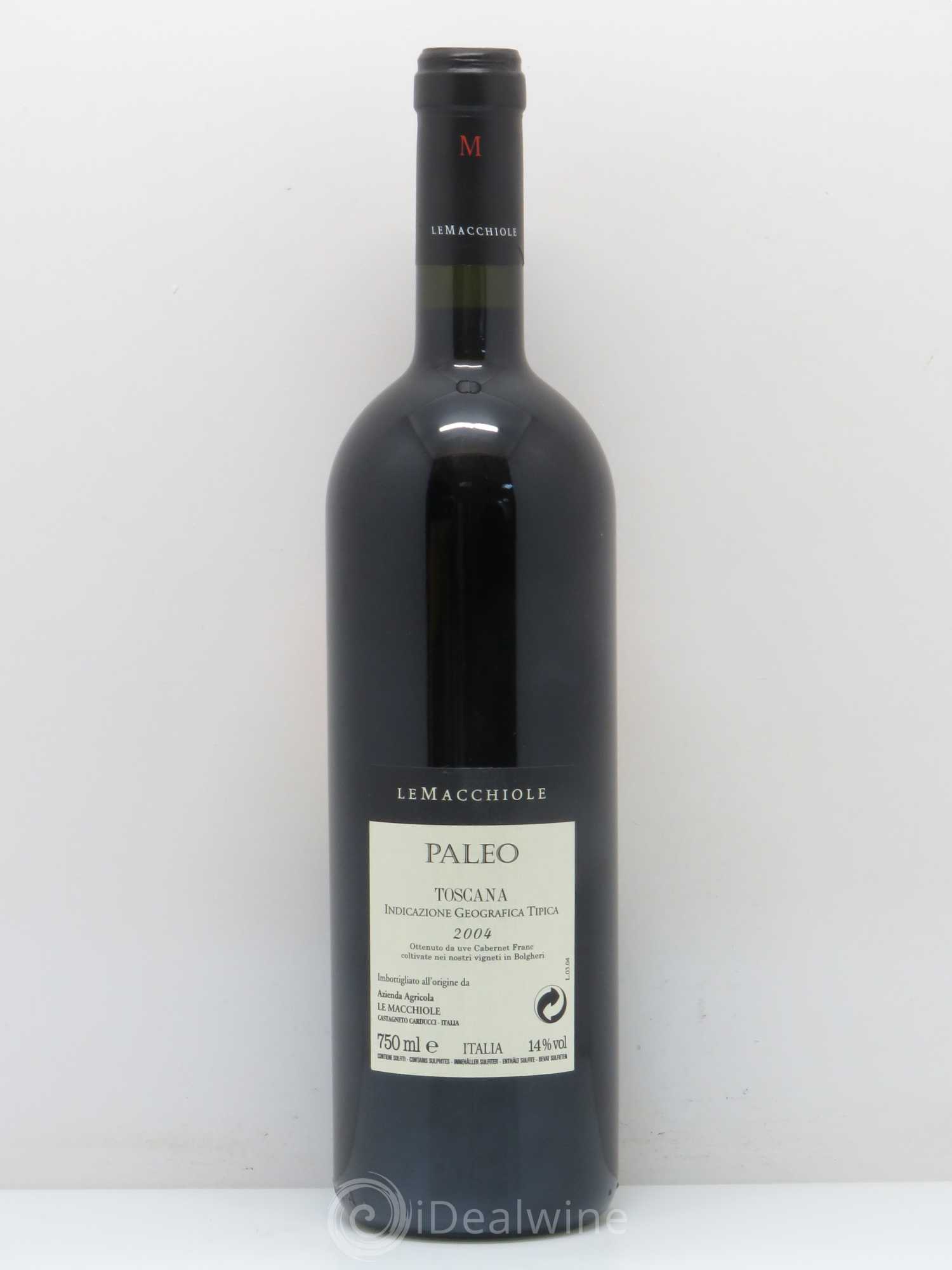 Bolgheri Le Macchiole DOC Paleo 2004 - Lot de 1 bouteille - 1