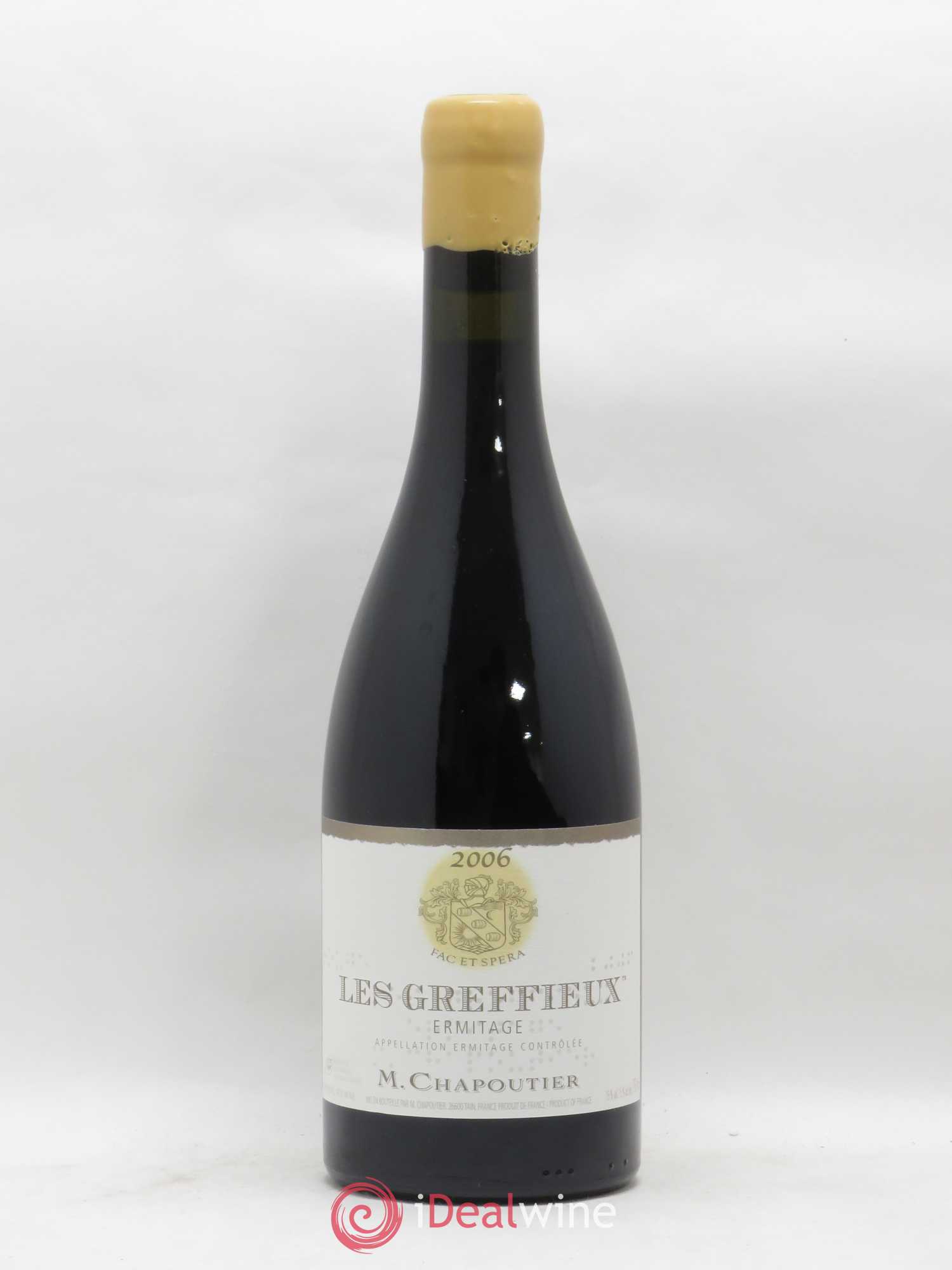 Hermitage Ermitage Les Greffieux Chapoutier  (sans prix de réserve) 2006 - Lot de 1 bouteille - 0