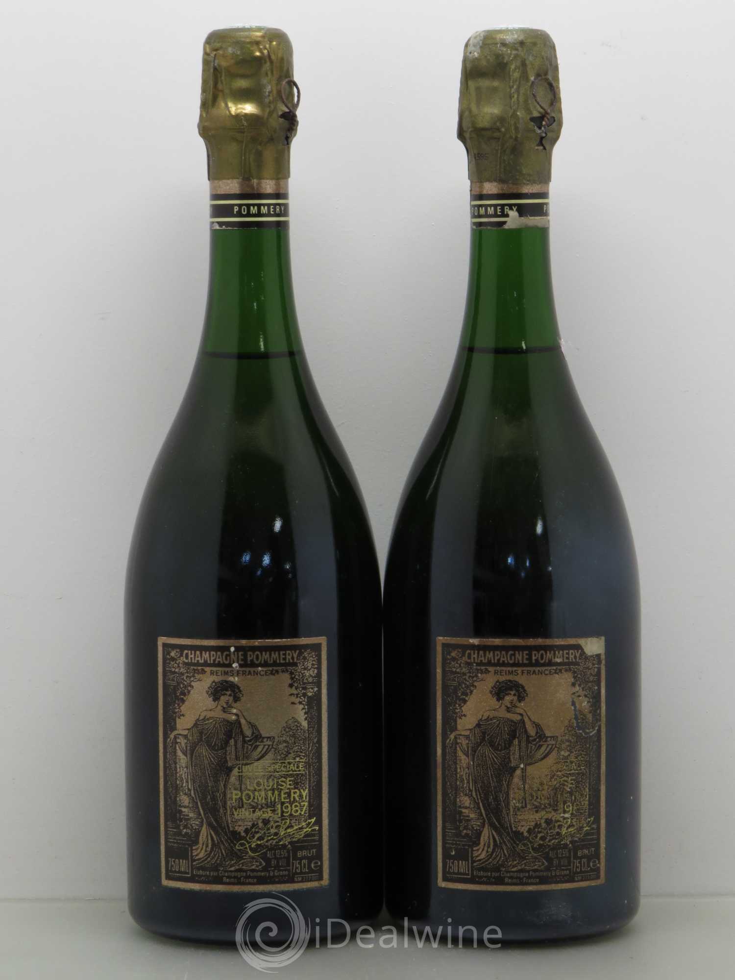 Cuvée Louise Pommery 1987 - Posten von 2 Flaschen - 0