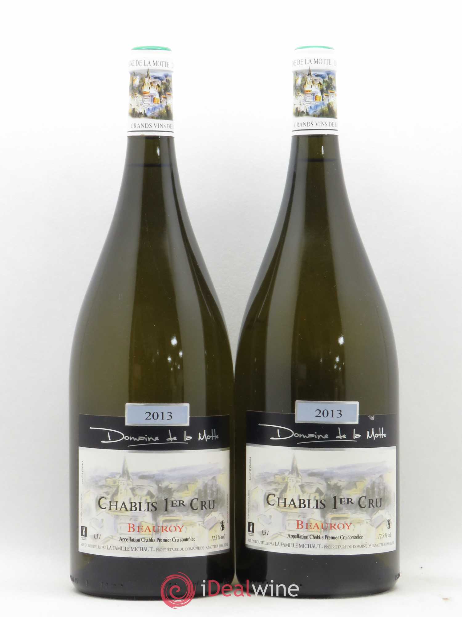 Chablis 1er Cru Beauroy Domaine De La Motte 2013 - Lot of 2 magnums - 0