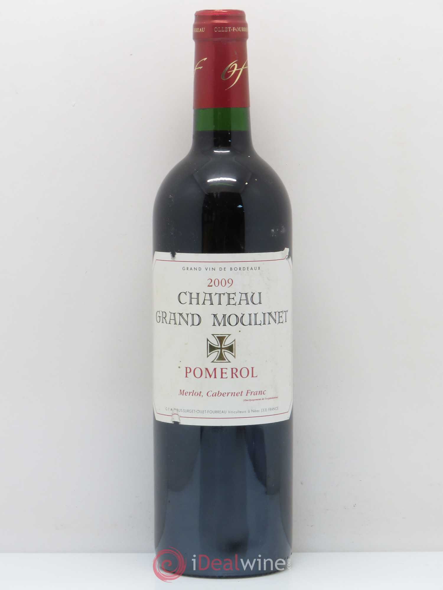 Pomerol Château Grand Moulinet 2009 - Lot de 1 bouteille - 0