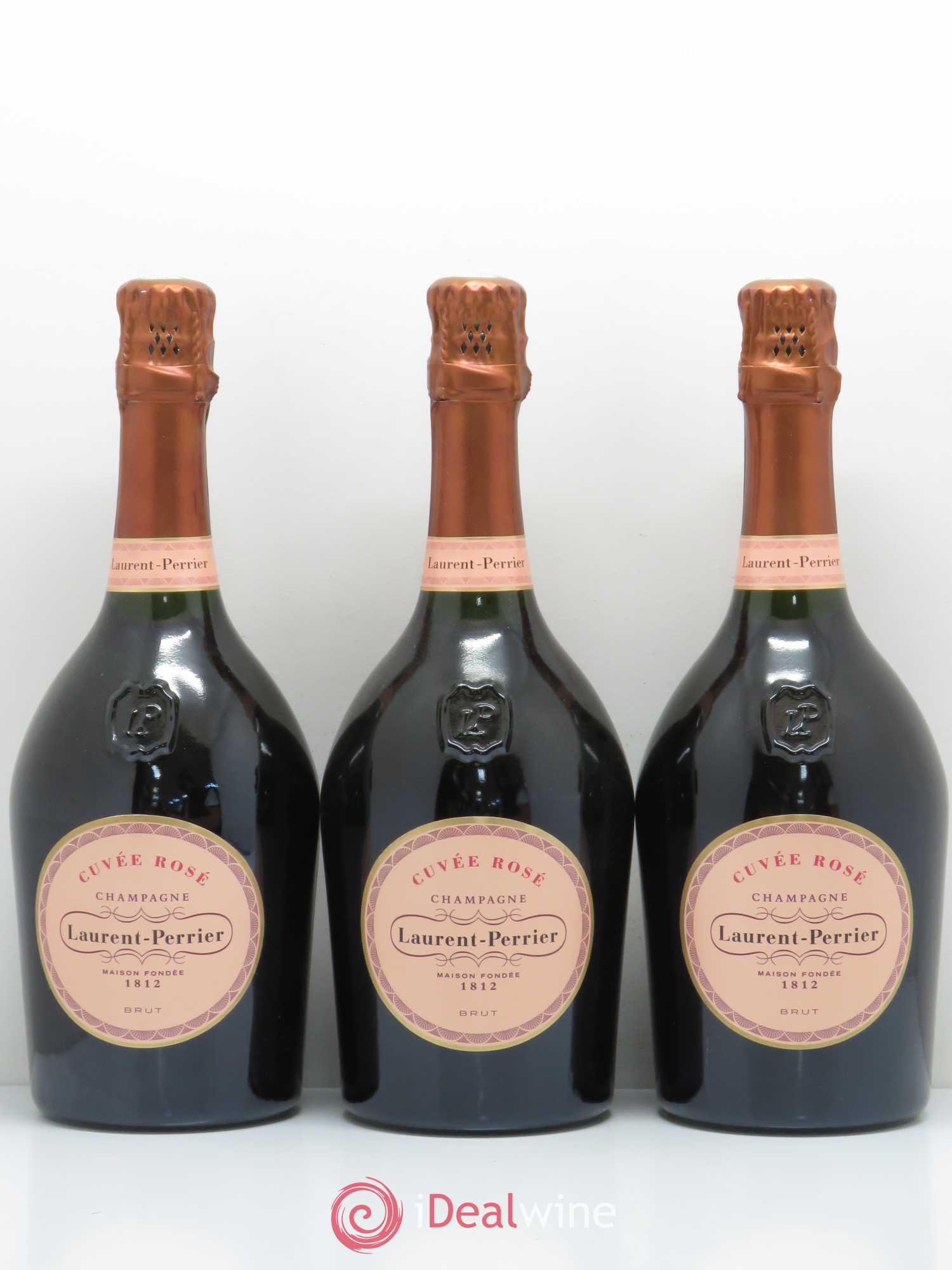 Rosé Brut Laurent Perrier - Lot de 3 bouteilles - 0