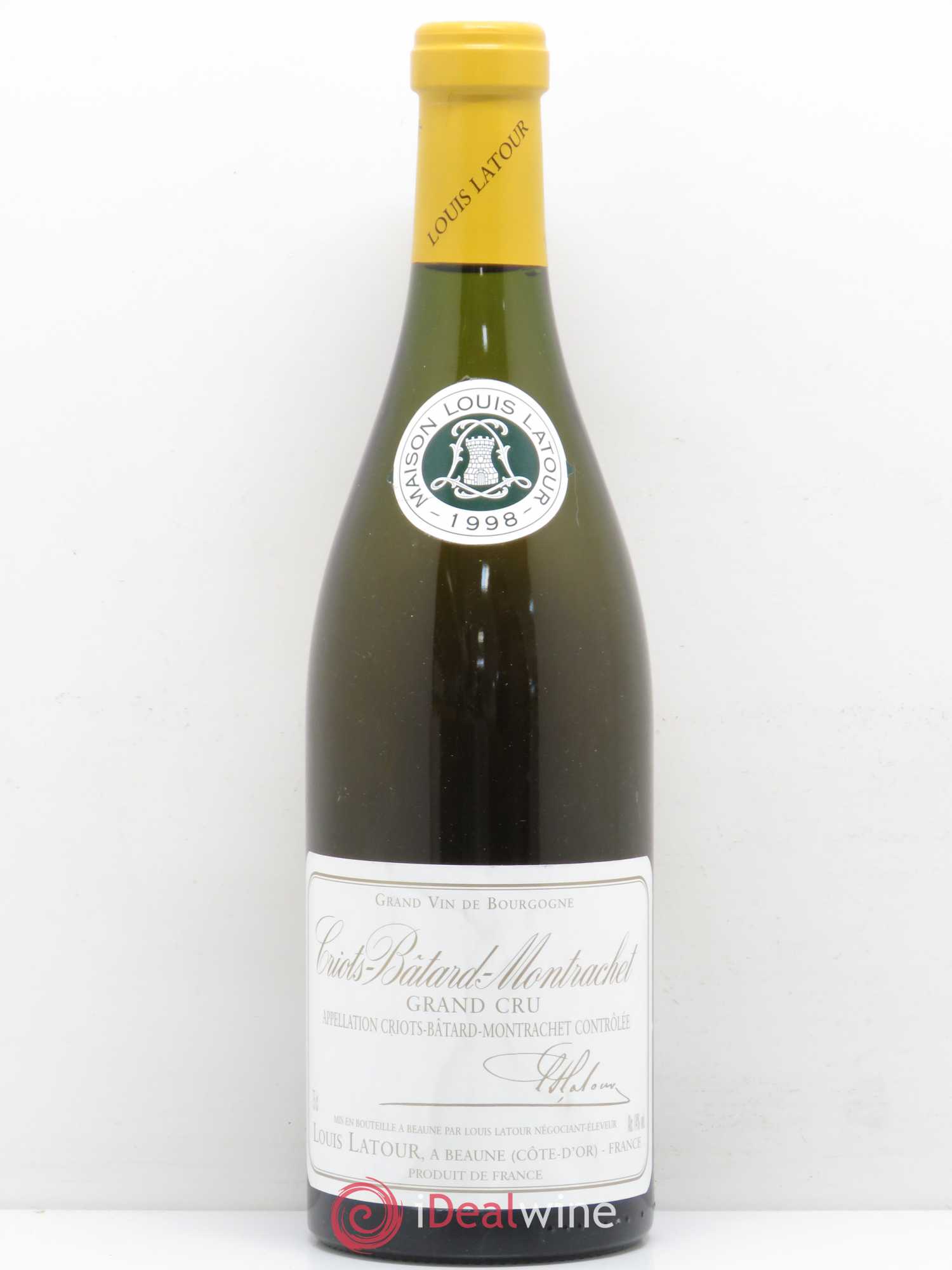 Criots-Bâtard-Montrachet Grand Cru Louis Latour 1998 - Lot de 1 bouteille - 0