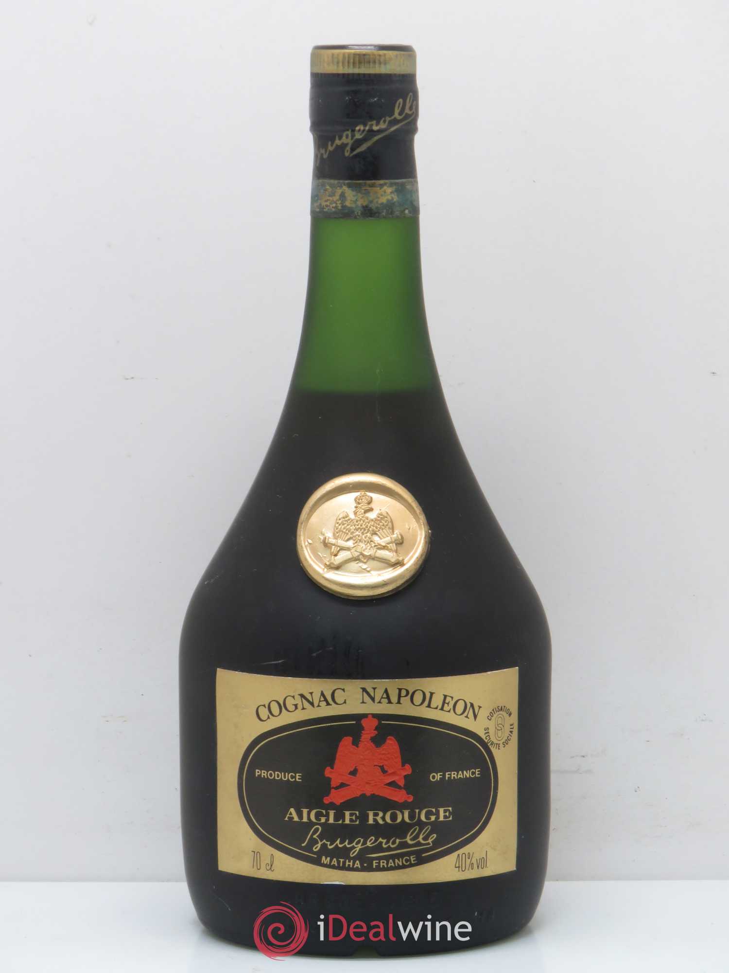 Cognac Napoléon Aigle rouge Brugerolle - Lot de 1 bouteille - 0