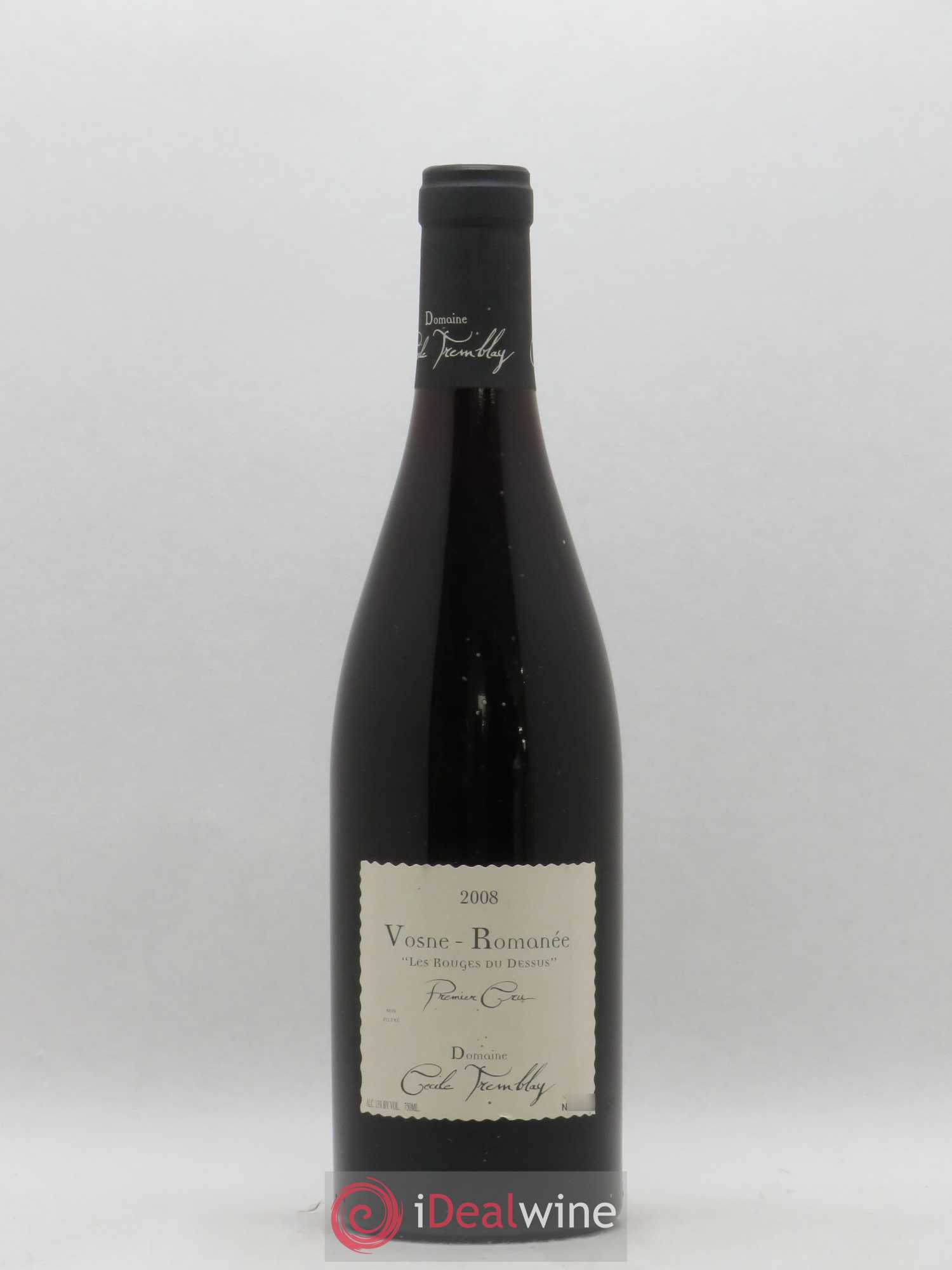 Vosne-Romanée 1er Cru Les Rouges Du Dessus Cécile Tremblay 2008 - Lot of 1 bottle - 0