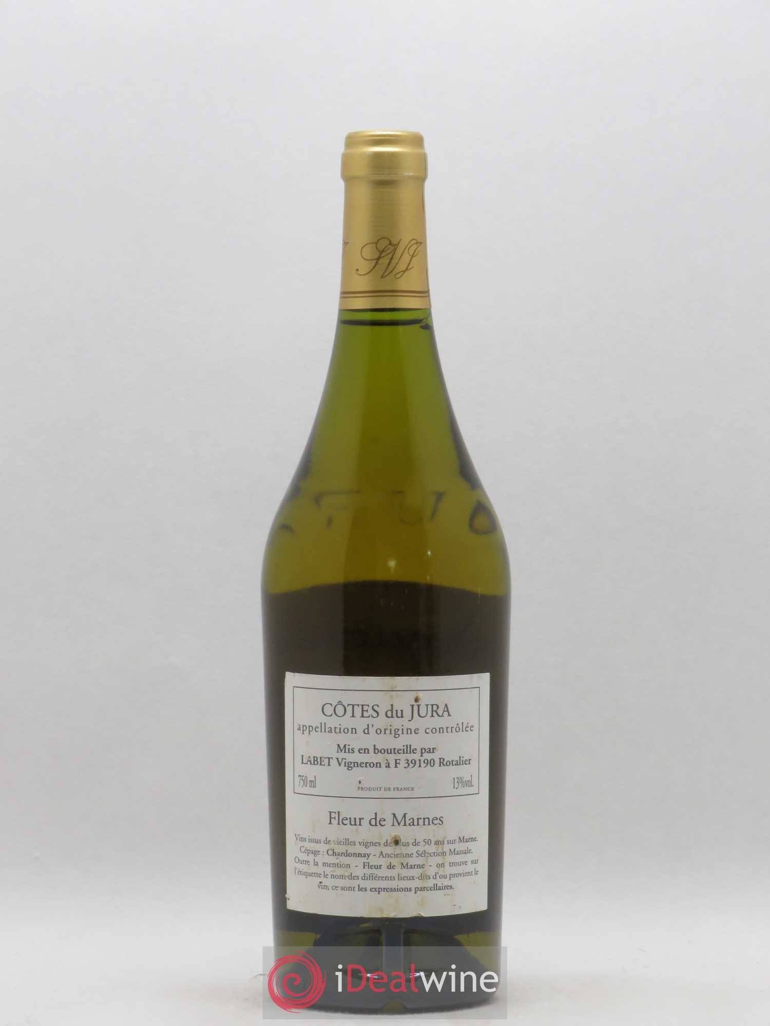 Côtes du Jura Chardonnay La Bardette Romain - Julien  - Charline Labet Fleur de Marne 2001 - Lot of 1 bottle - 1