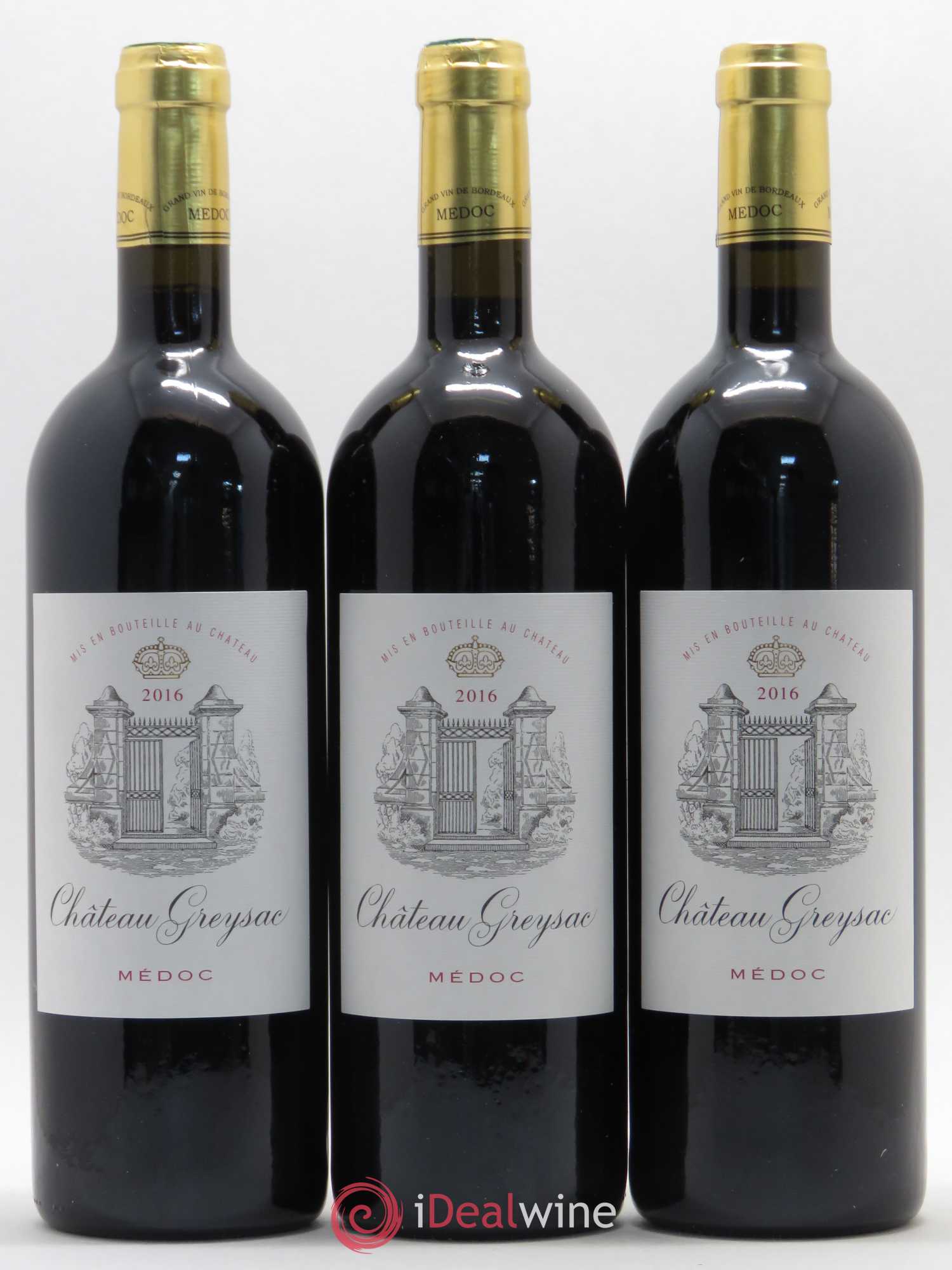 Château Greysac Cru Bourgeois Medoc 2016 - Lot de 6 bouteilles - 1