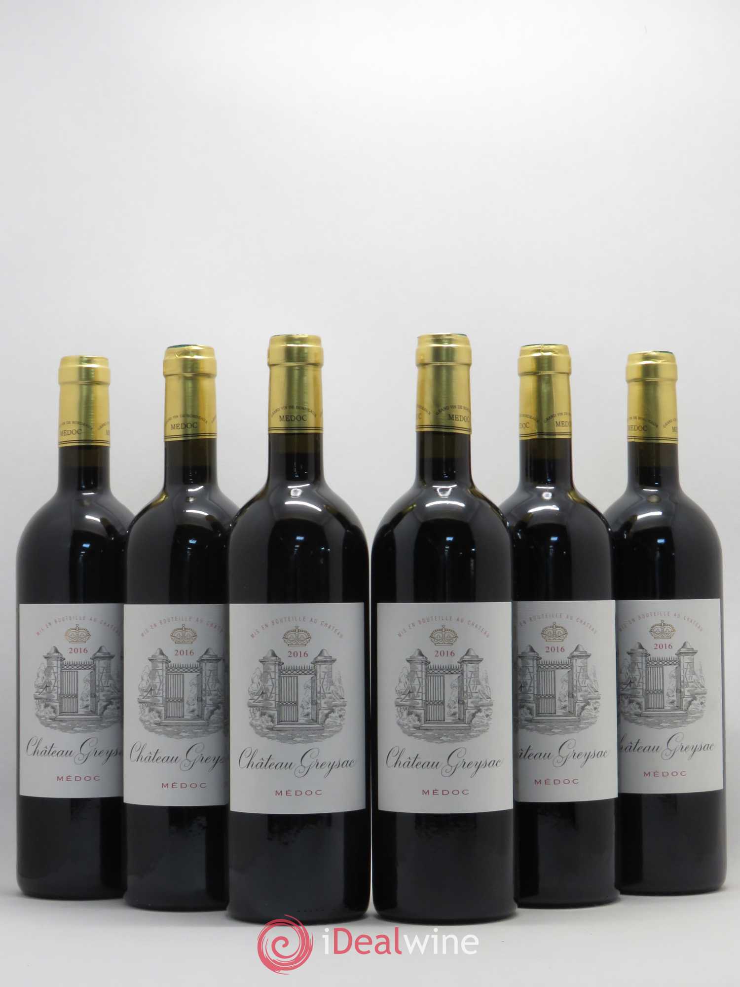 Château Greysac Cru Bourgeois Medoc 2016 - Lot de 6 bouteilles - 0