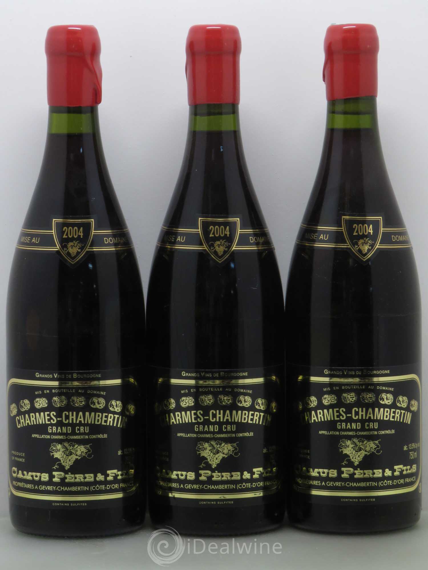 Charmes-Chambertin Grand Cru Camus 2004 - Lot de 6 bouteilles - 2