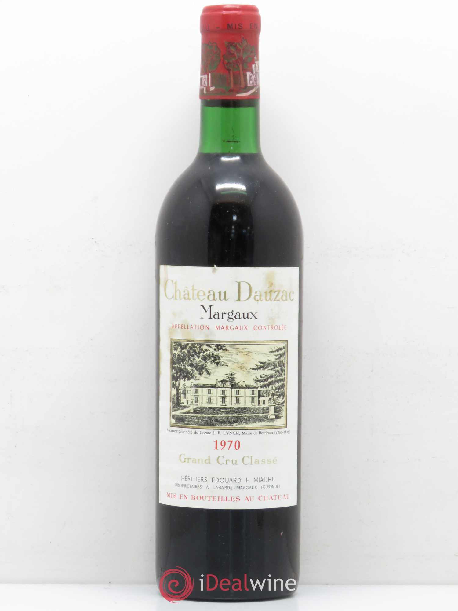 Château Dauzac 5ème Grand Cru Classé 1970 - Lot de 1 bouteille - 0