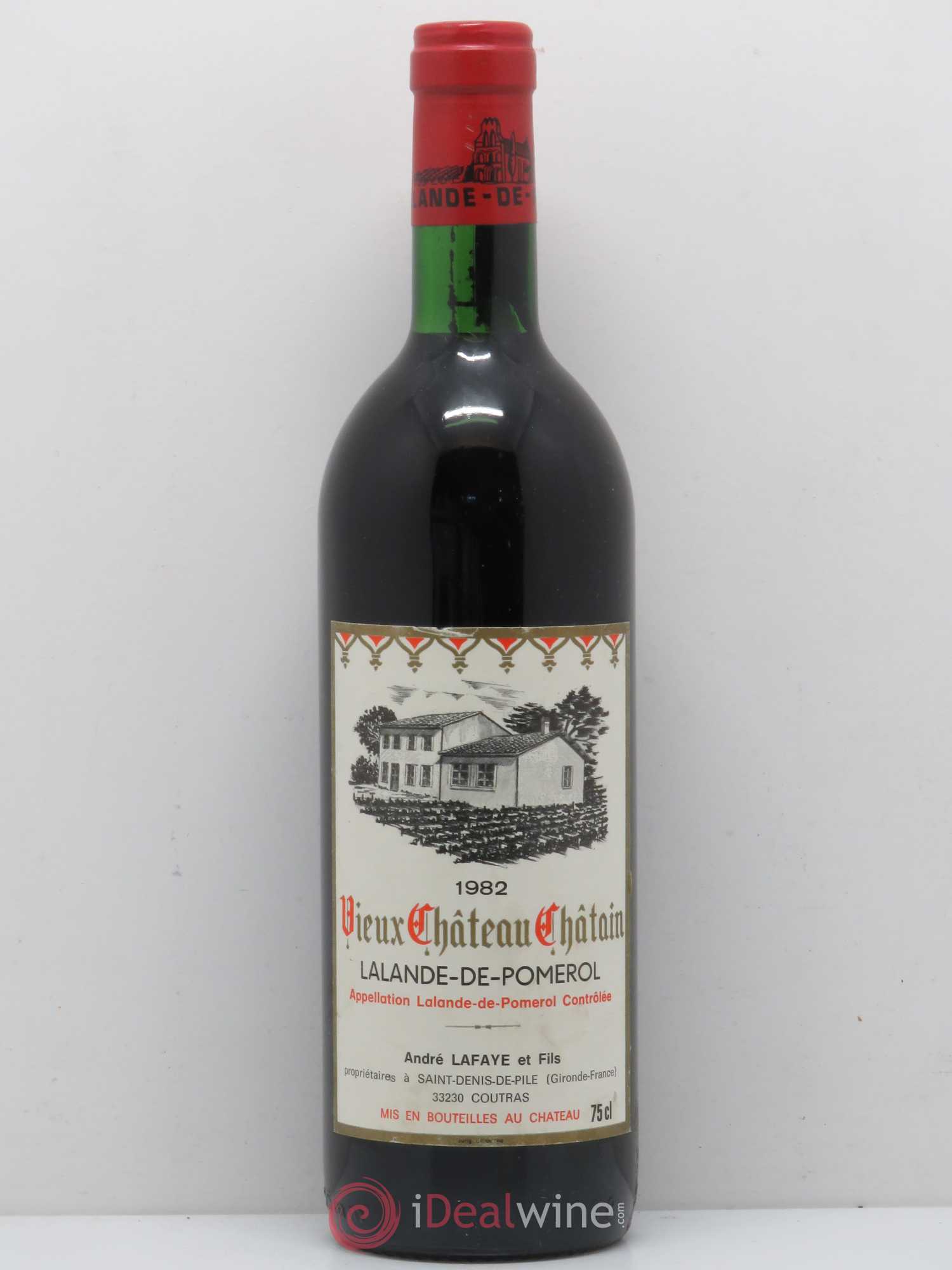 Bordeaux Lalande de Pomerol Vieux Château Chatain (sans prix de réserve) 1982 - Lot de 1 bouteille - 0