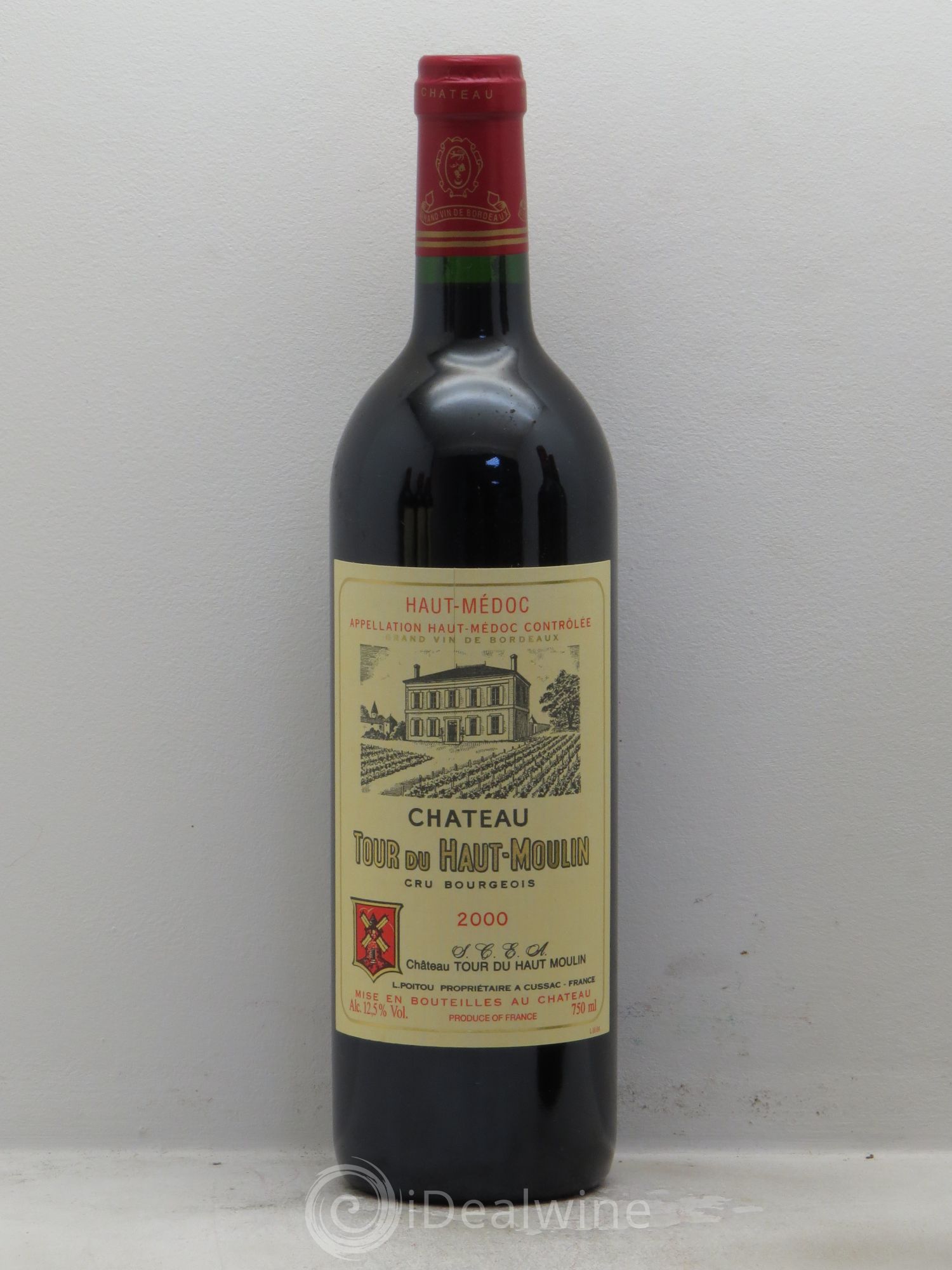 Château Tour du Haut Moulin Cru Bourgeois 2000 - Lot of 12 bottles - 0