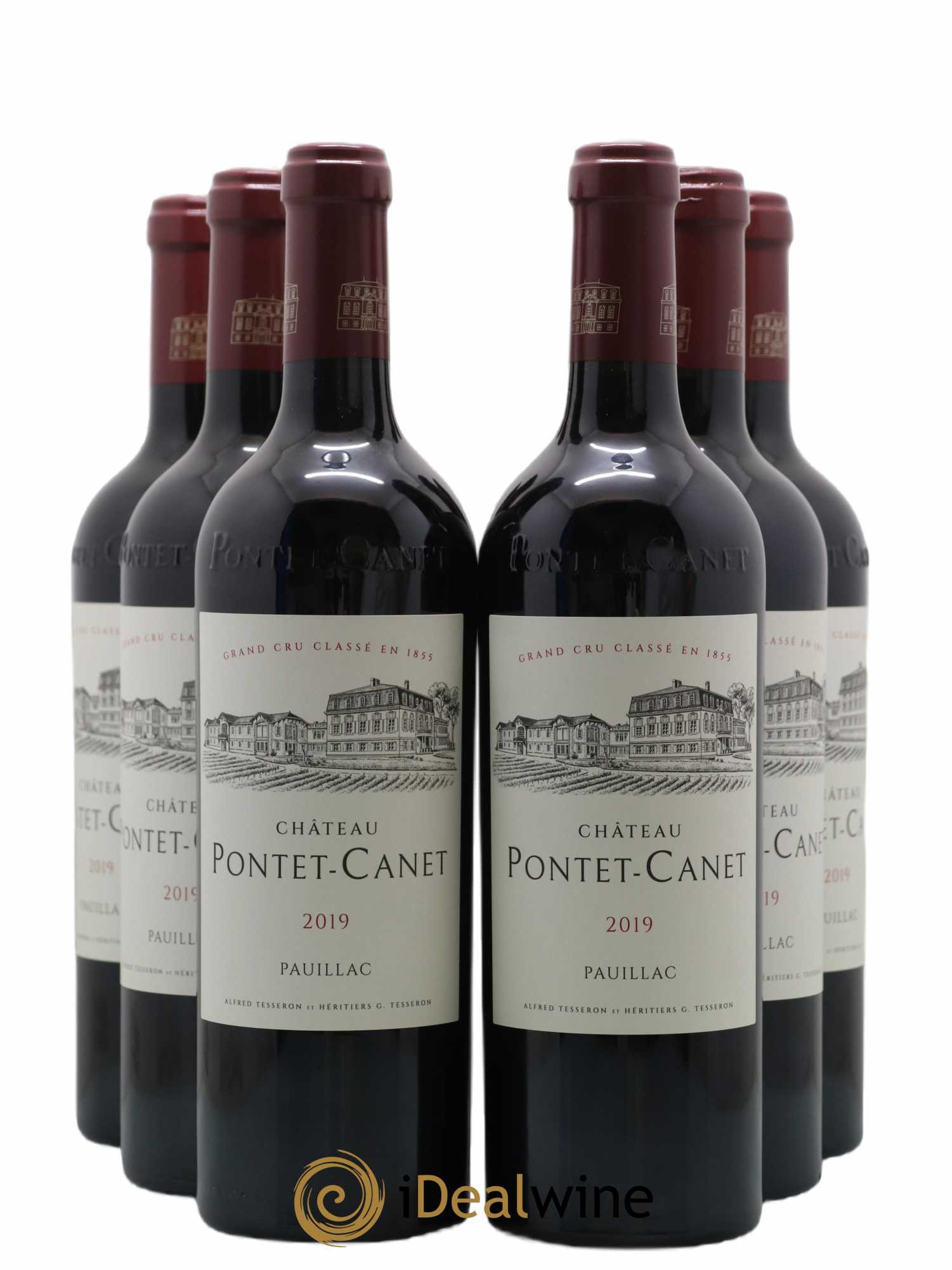 Château Pontet Canet 5ème Grand Cru Classé  2019 - Lot de 6 bouteilles - 0