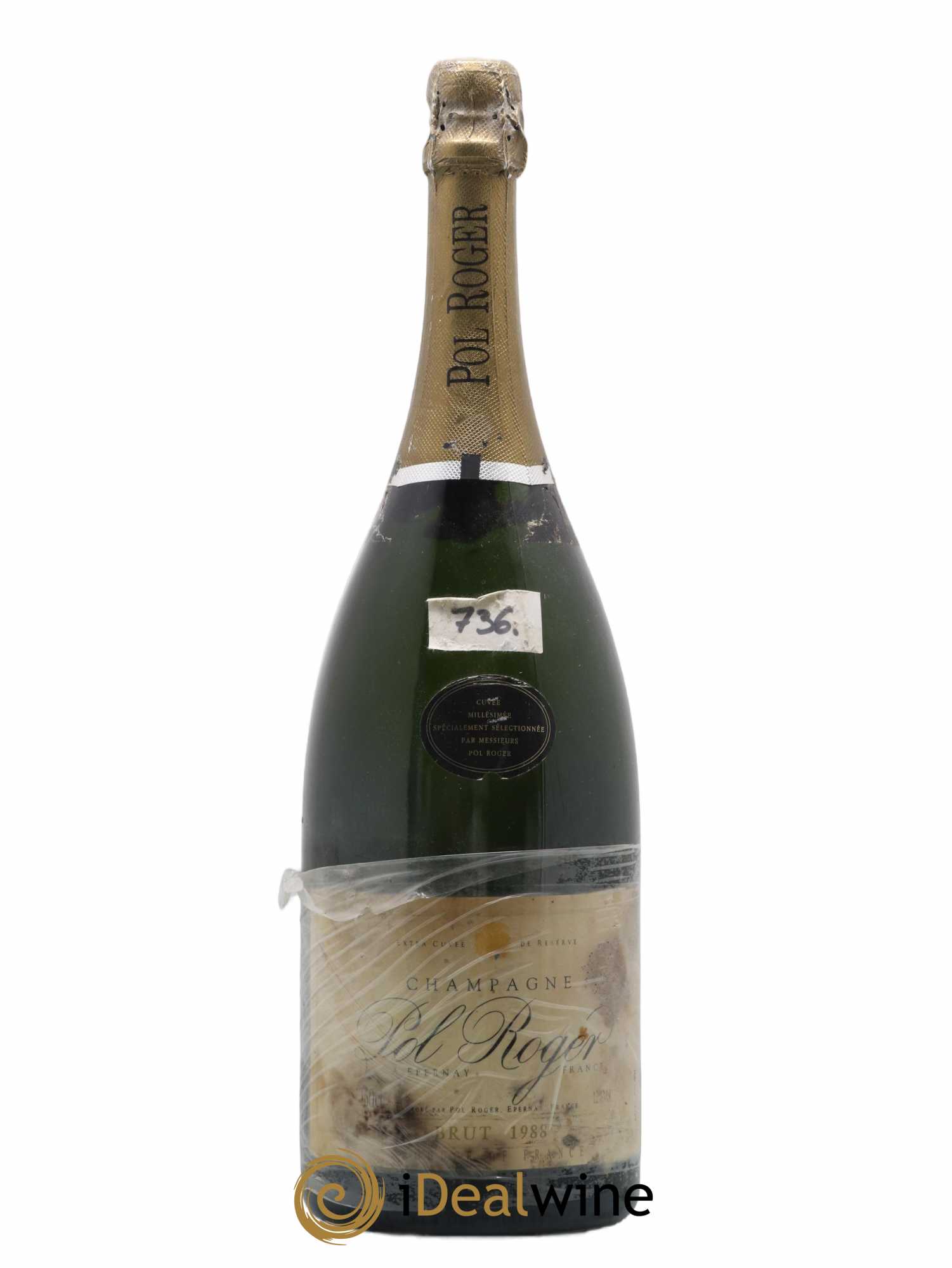 Brut Vintage Pol Roger  1988 - Lotto di 1 magnum - 0