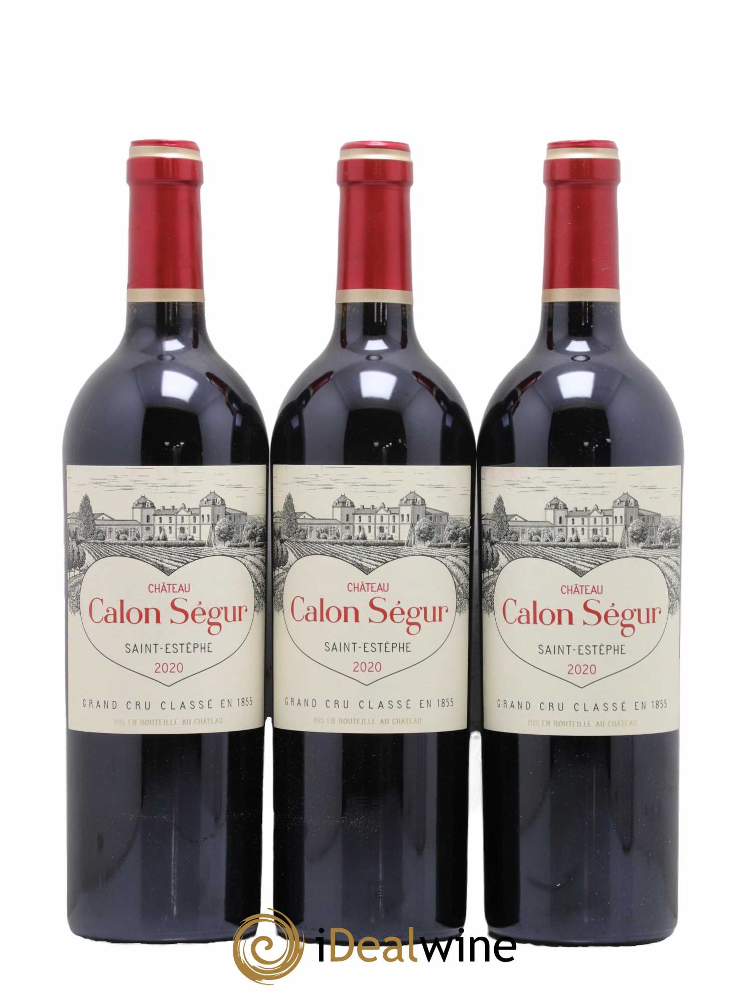 Château Calon Ségur 3ème Grand Cru Classé  2020 - Lot de 3 bouteilles - 0