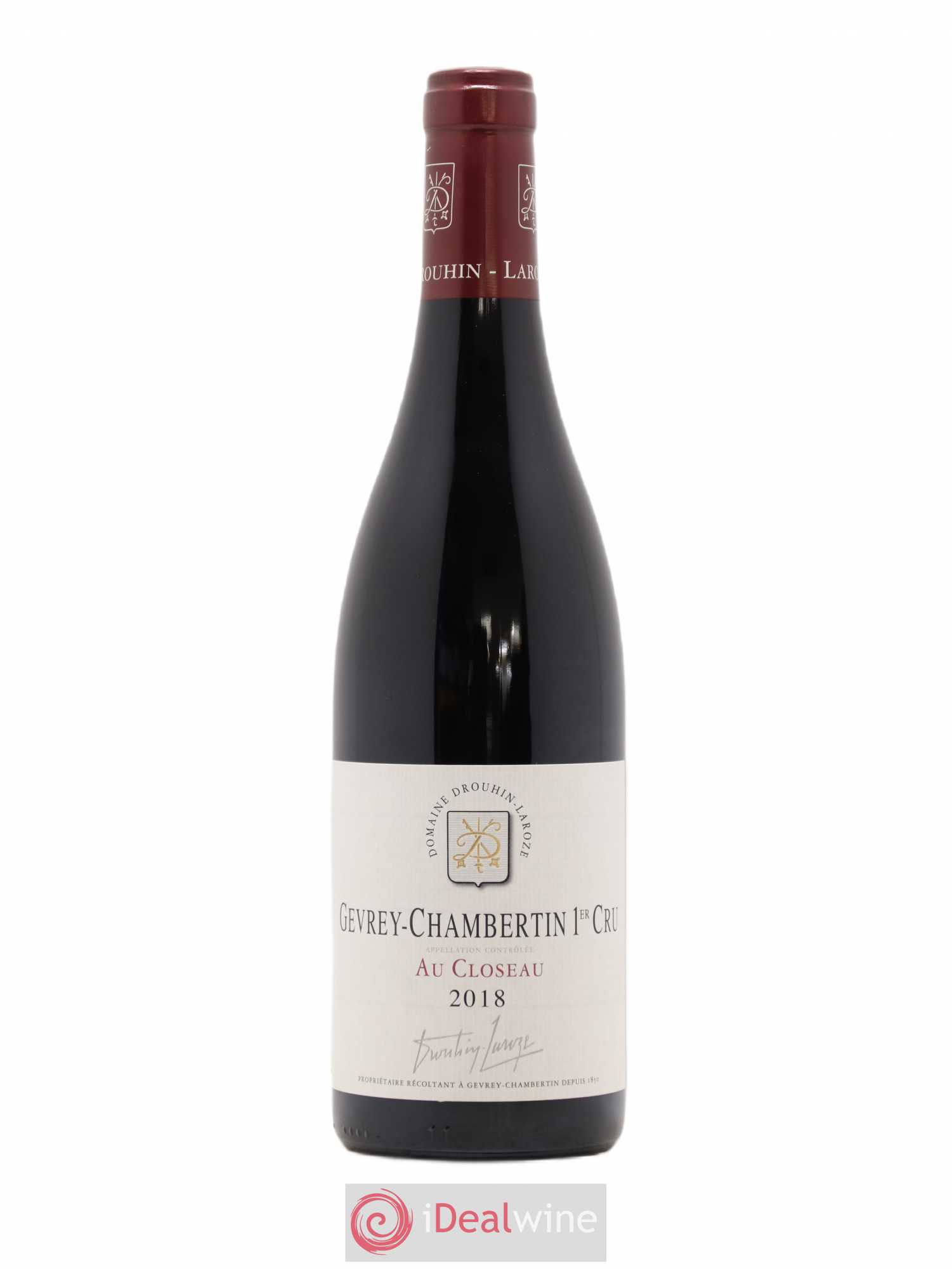 Gevrey-Chambertin 1er Cru Au Closeau Domaine Drouhin-Laroze 2018 - Lot de 1 bouteille - 0