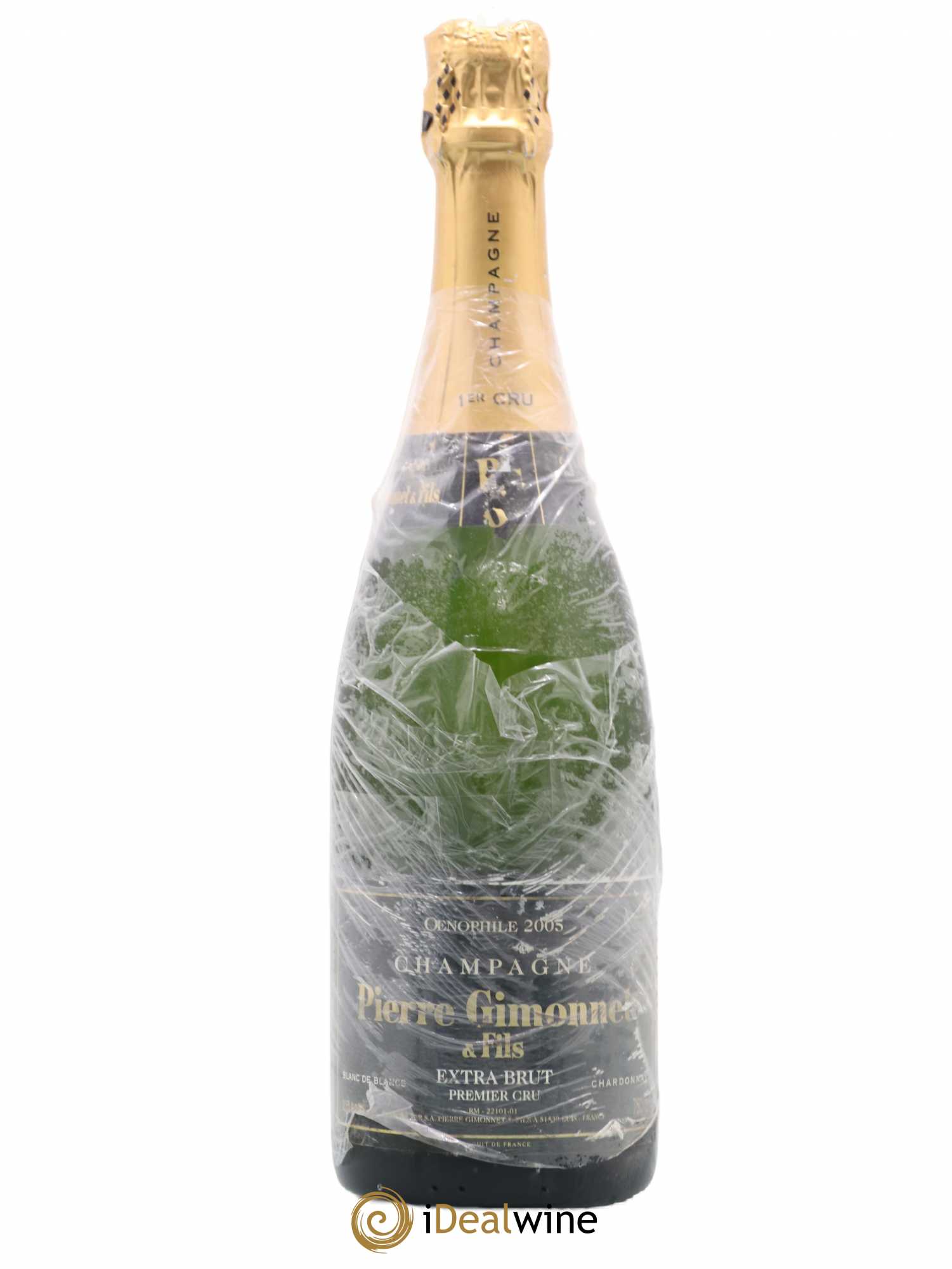 Champagne 1er cru extra brut Oenophile Pierre Gimonnet 2005 - Lot of 1 bottle - 0