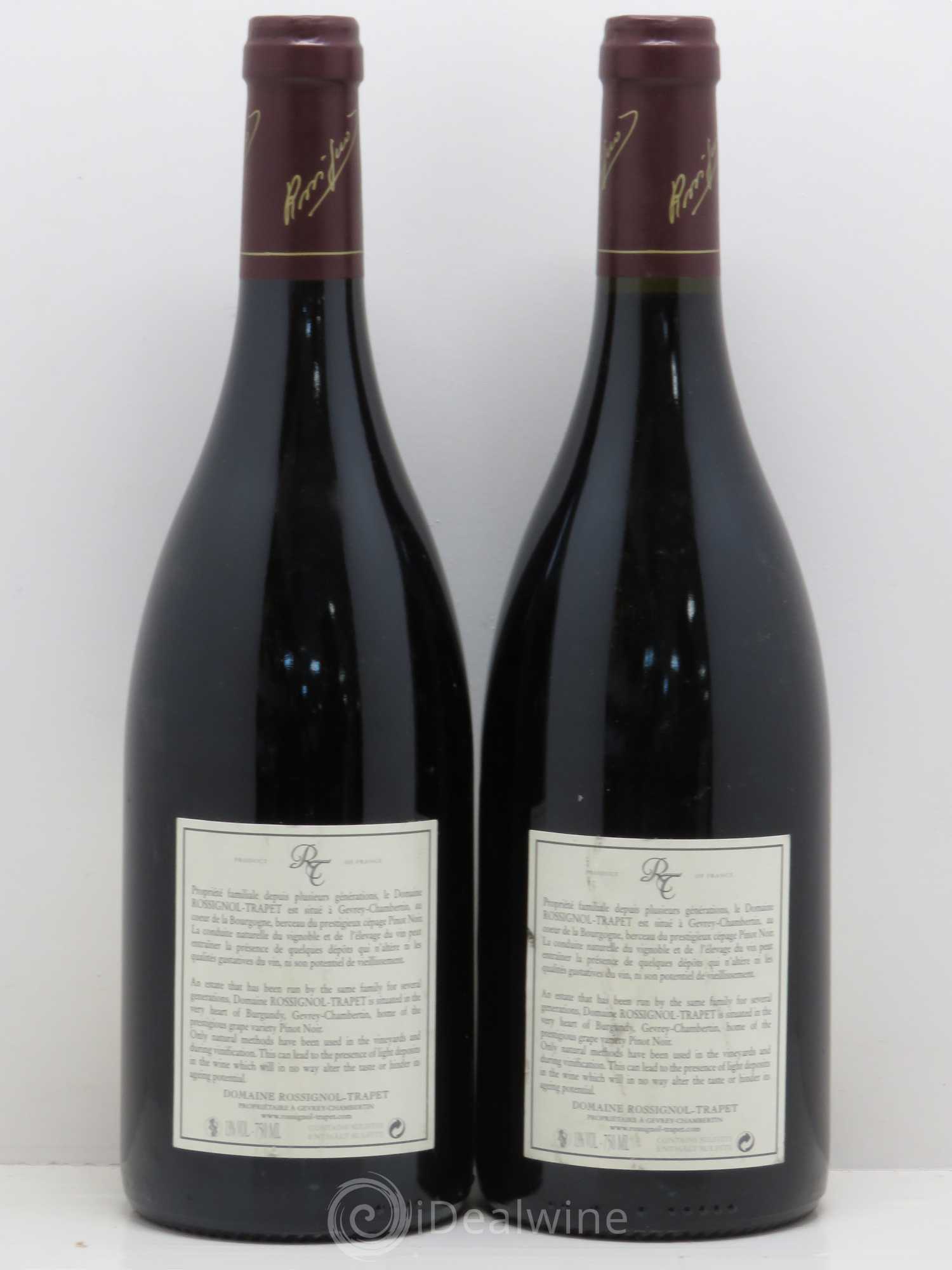 Chambertin Grand Cru Rossignol-Trapet (Domaine) 2005 - Lot of 2 bottles - 1