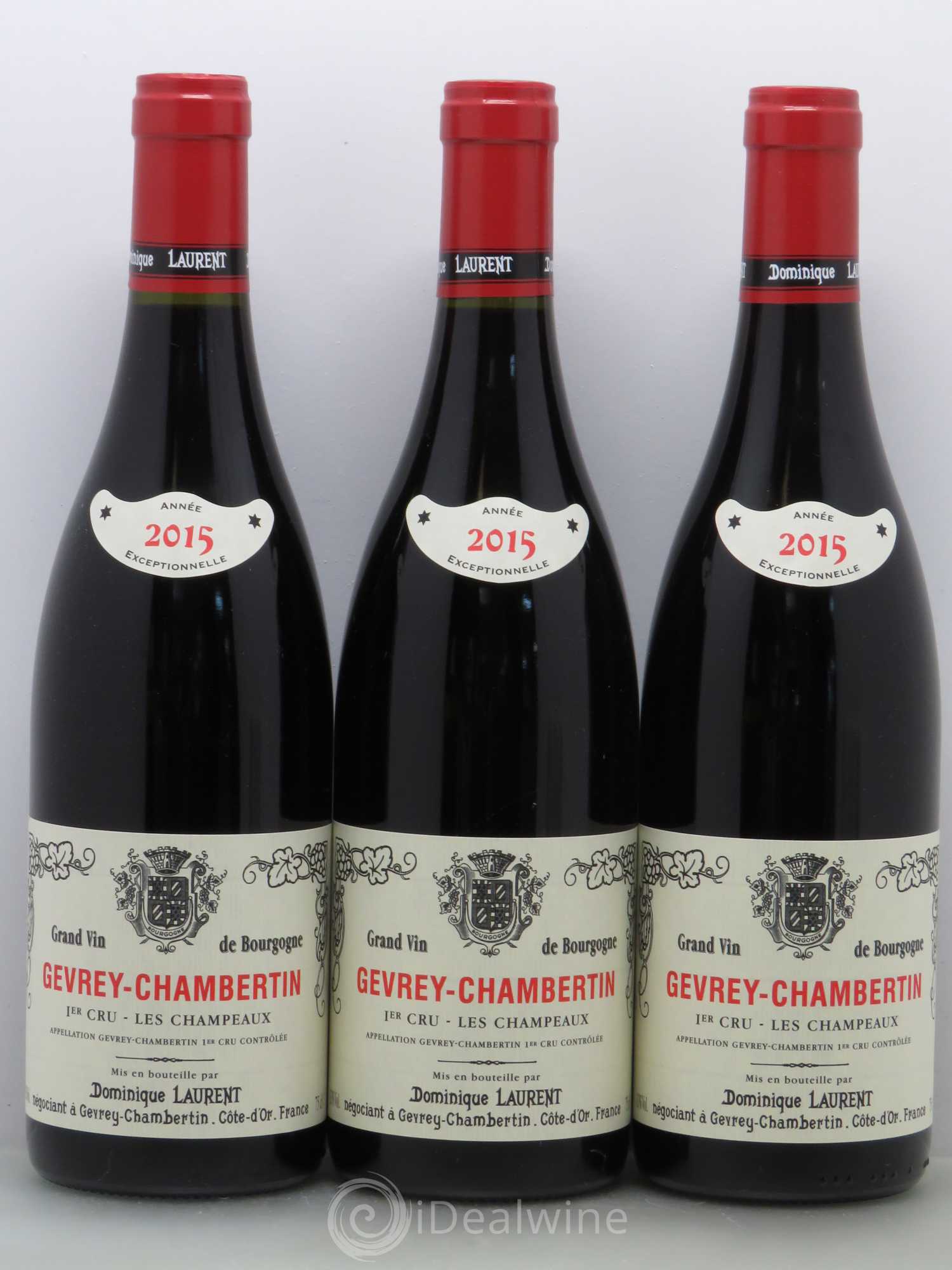 Gevrey-Chambertin 1er Cru Les Champeaux Vieilles Vignes Dominique Laurent 2015 - Lot de 6 bouteilles - 1