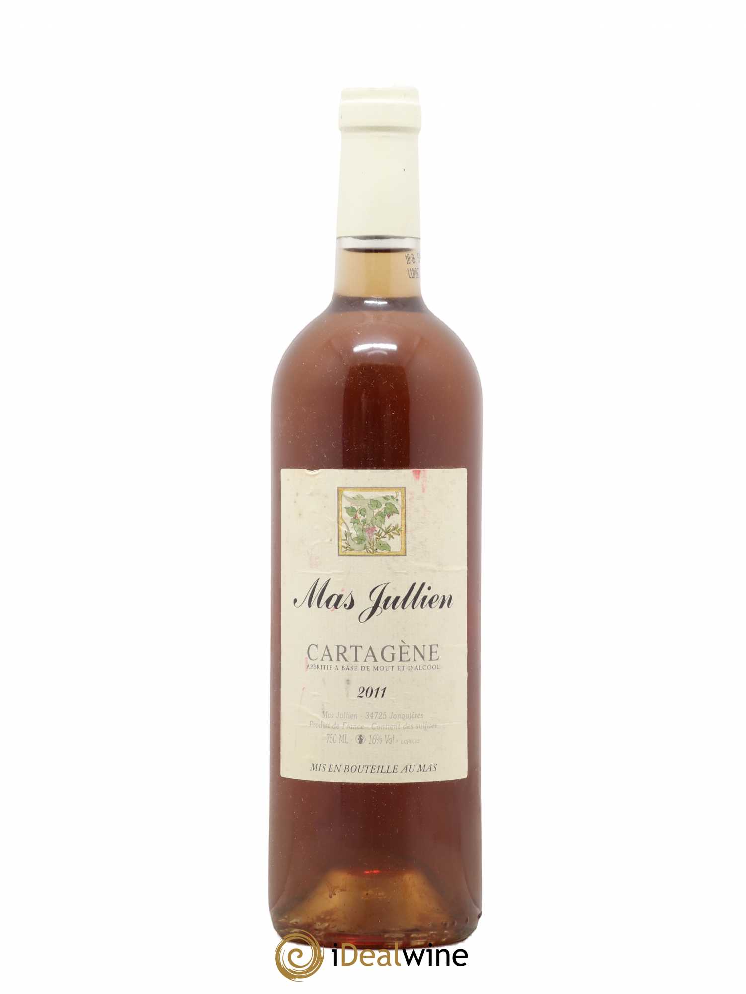 Vin de Liqueur Mas Jullien  Cartagène Olivier Jullien 2011 - Lot de 1 bouteille - 0