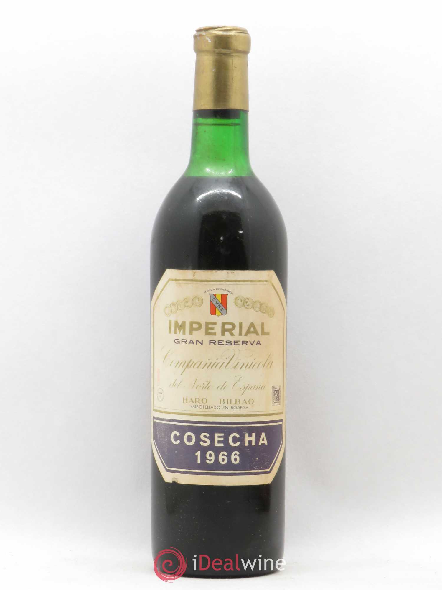 Rioja DOCA Cune Imperial Gran Reserva Companía Vinícola del Norte de Espana 1966 - Lot of 1 bottle - 0