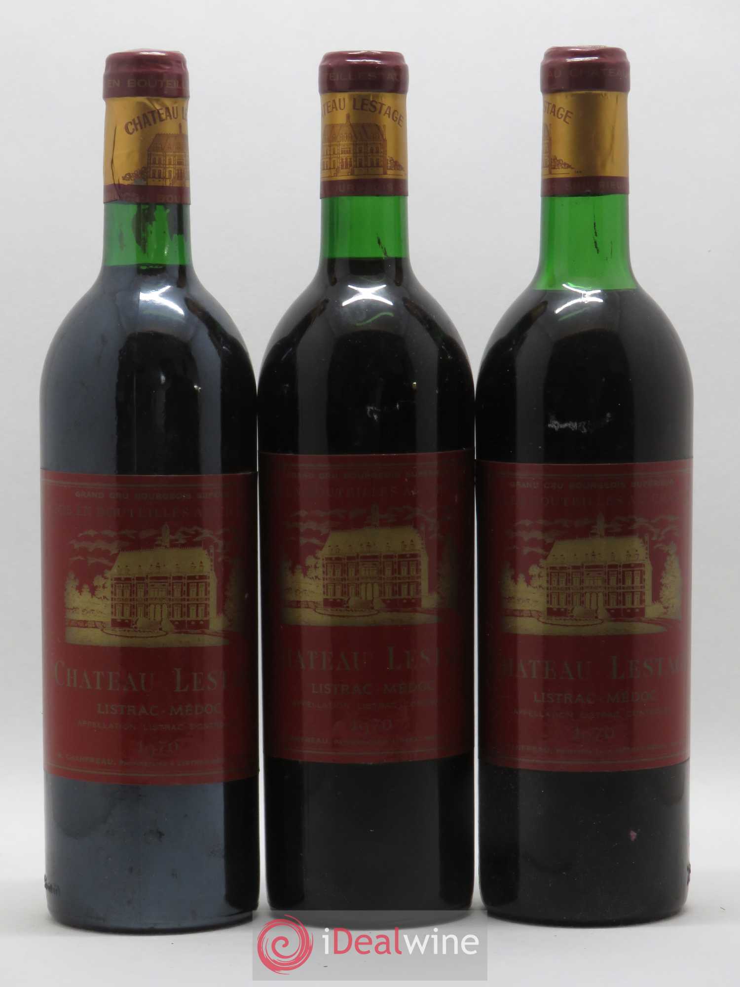 Château Lestage Cru Bourgeois  (sans prix de réserve) 1970 - Lot de 6 bouteilles - 1