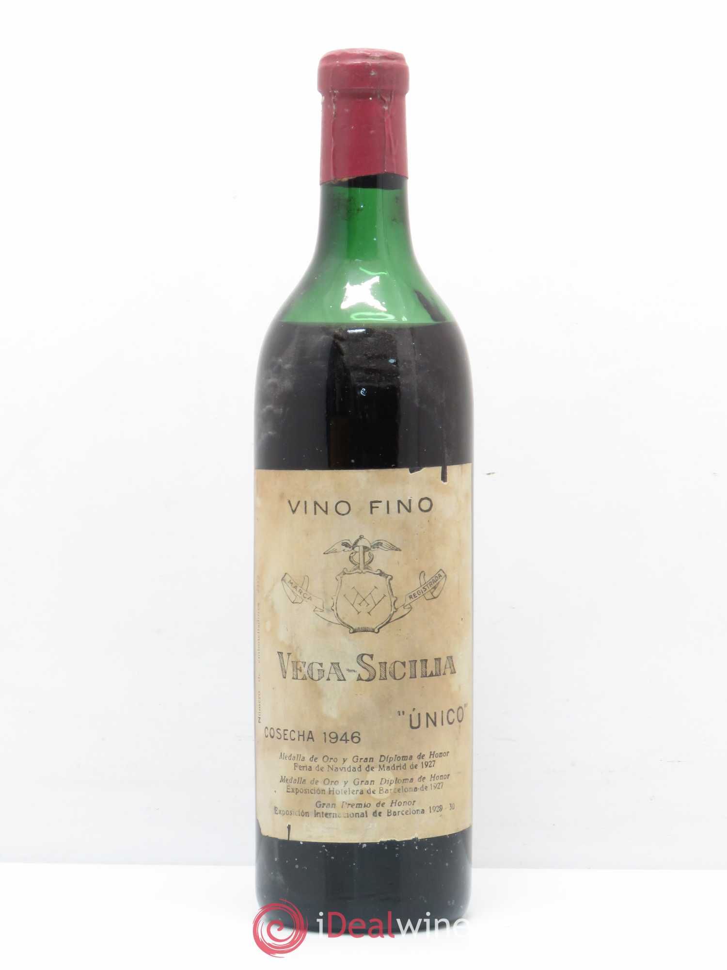 Ribera Del Duero DO Vega Sicilia Unico Famille Alvarez 1946 - Lot of 1 bottle - 0