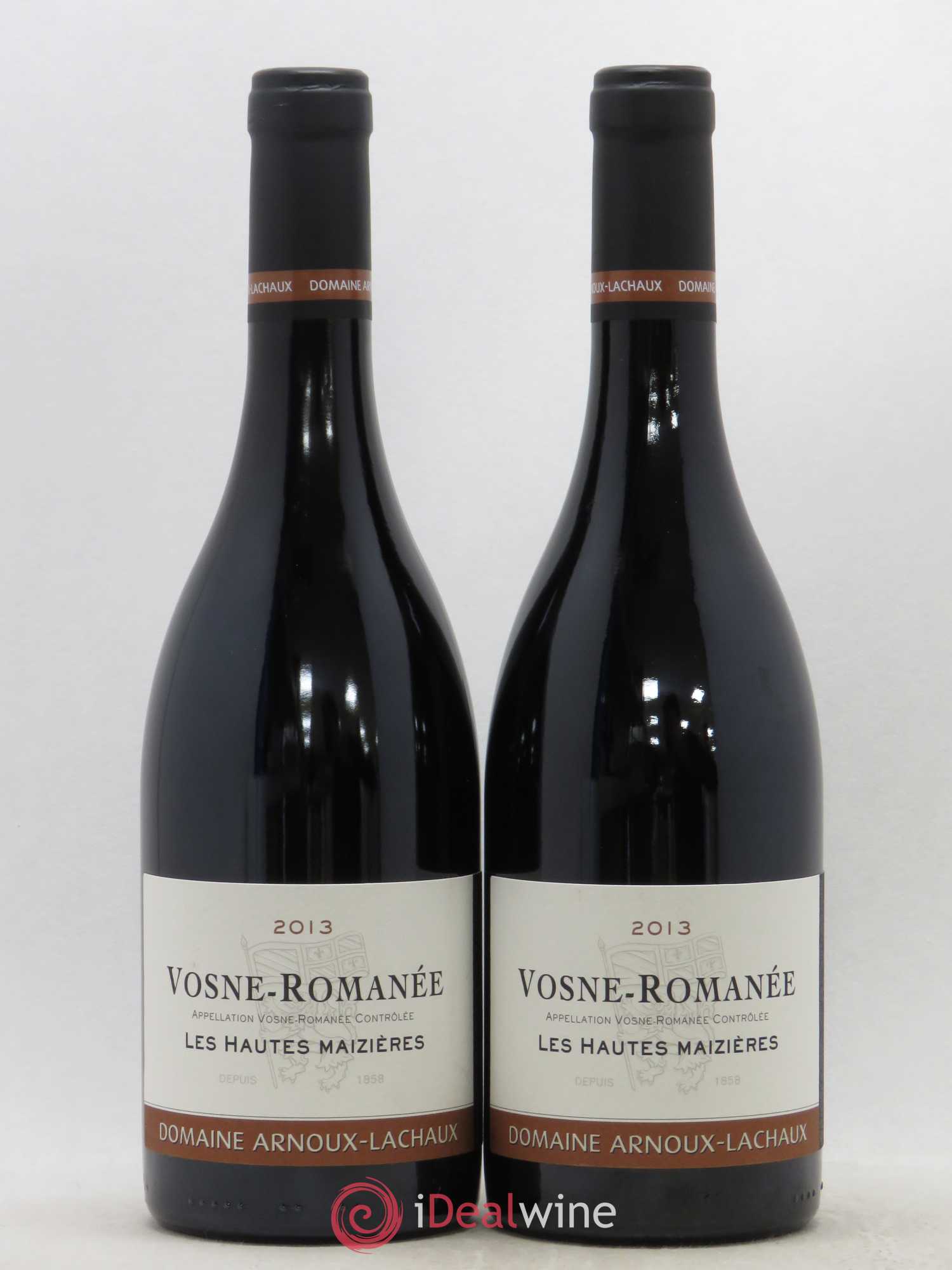 Vosne-Romanée Arnoux-Lachaux (Domaine) Les Hautes Maizières (sans prix de réserve) 2013 - Lot de 2 bouteilles - 0