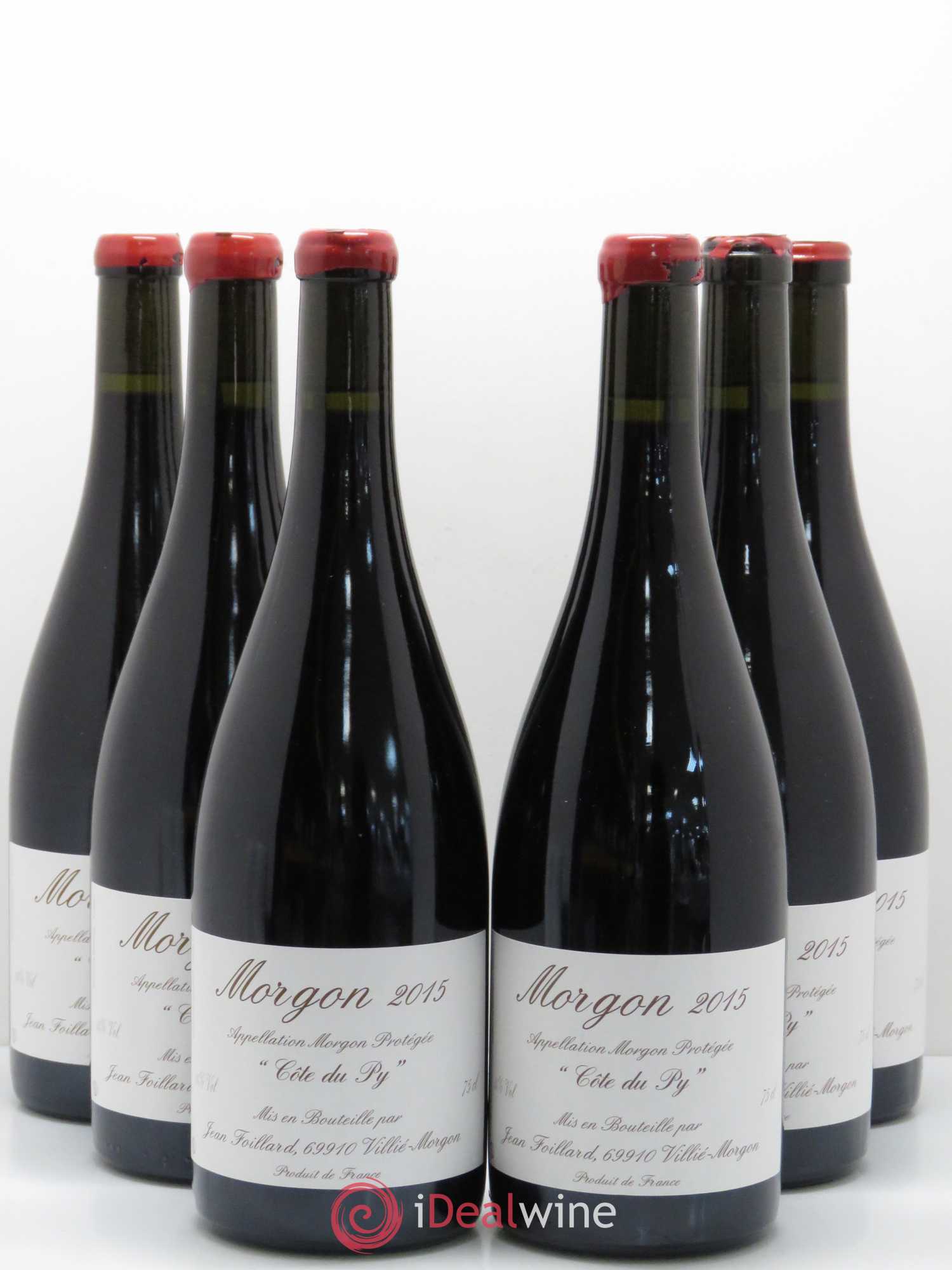 Morgon Côte du Py Jean Foillard 2015 - Lot de 6 bouteilles - 0