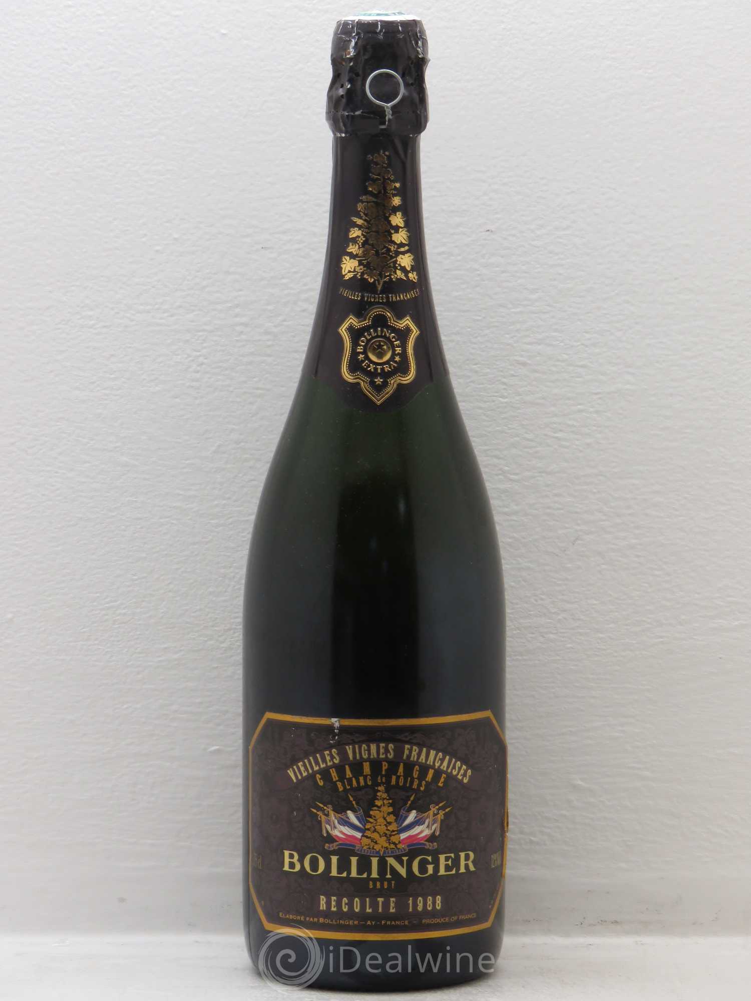 Brut Vieilles Vignes Françaises Bollinger 1988 - Lot de 1 bouteille - 0