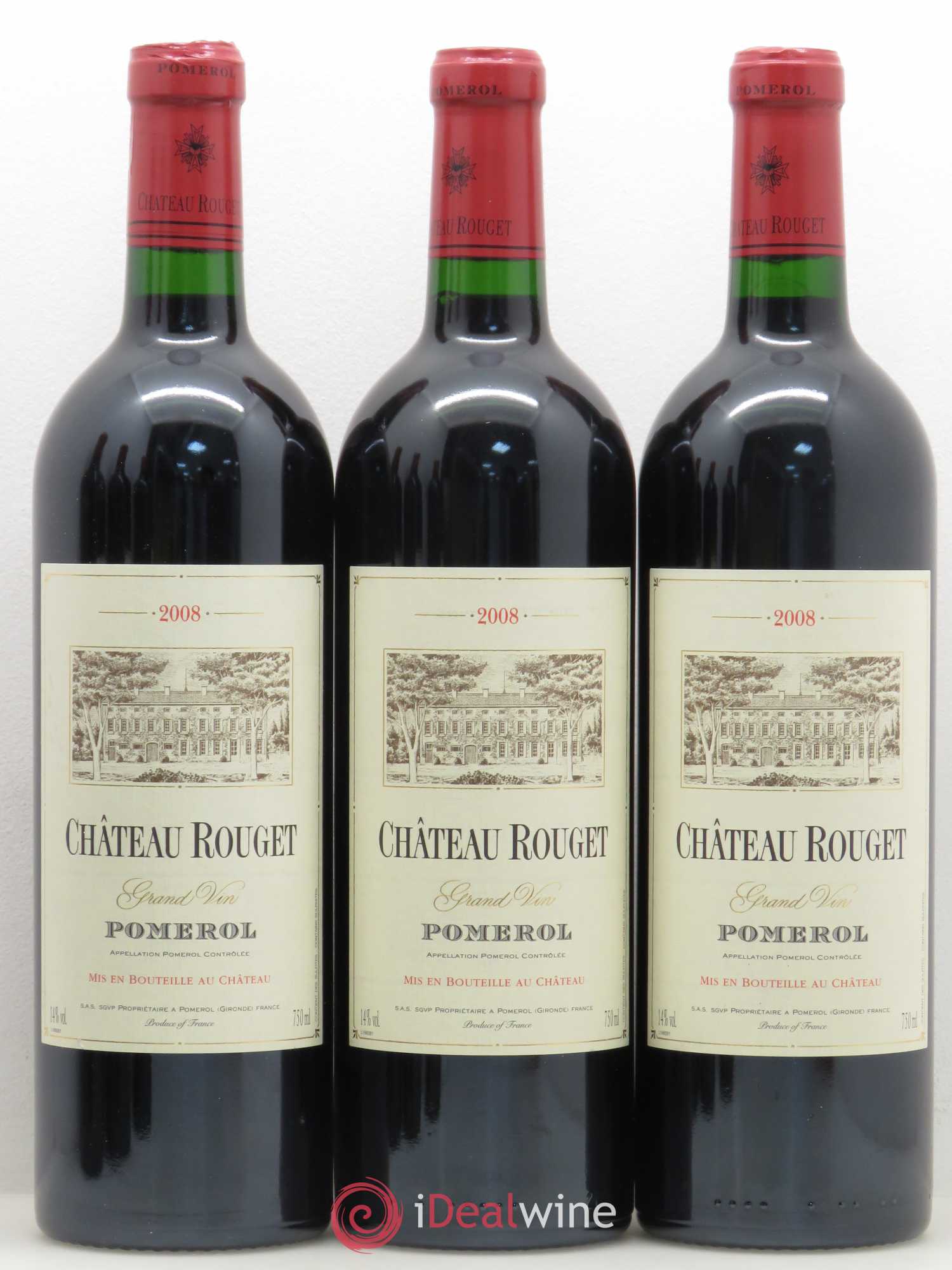 Château Rouget 2008 - Lot de 6 bouteilles - 1