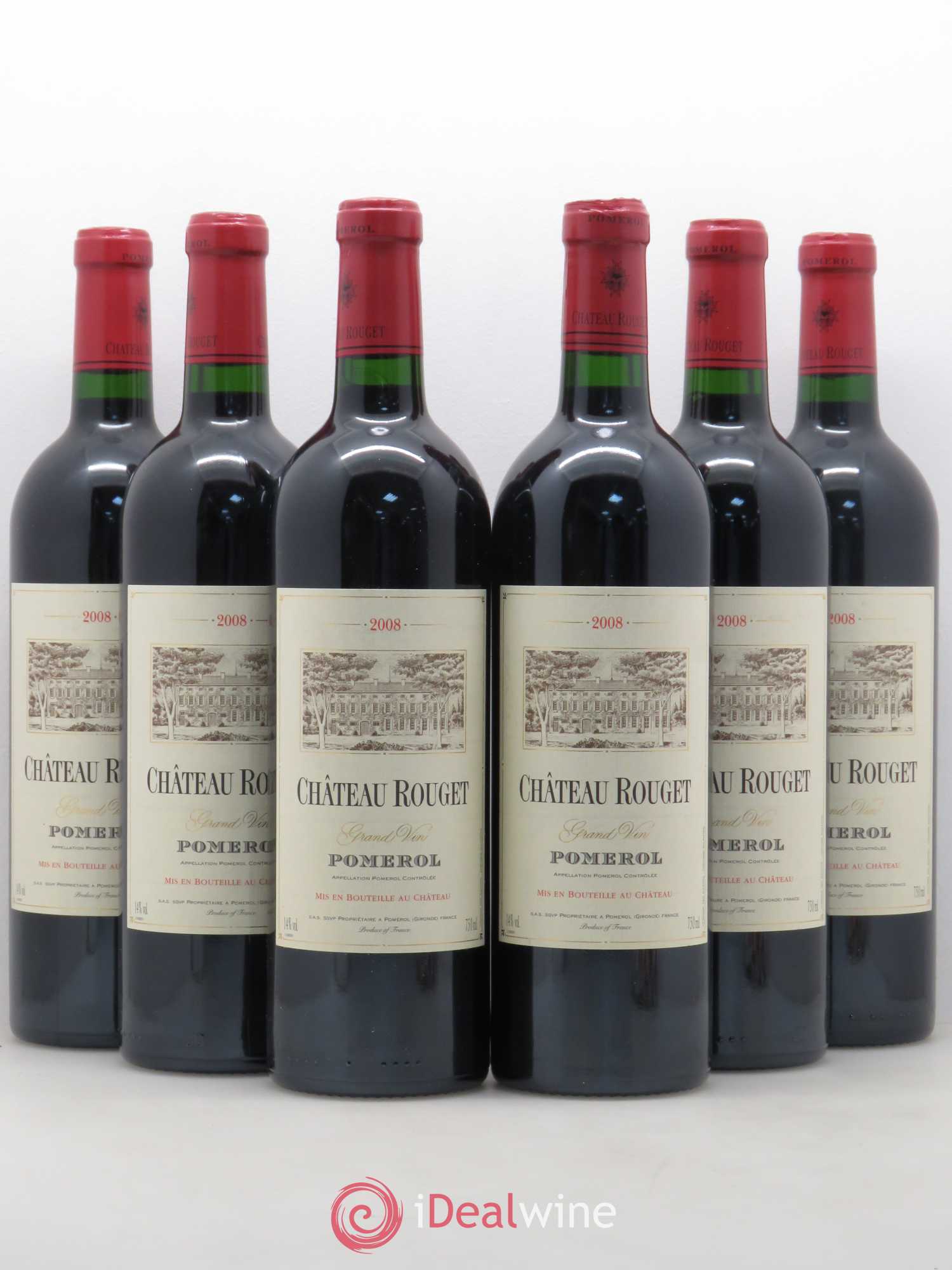 Château Rouget 2008 - Lot de 6 bouteilles - 0