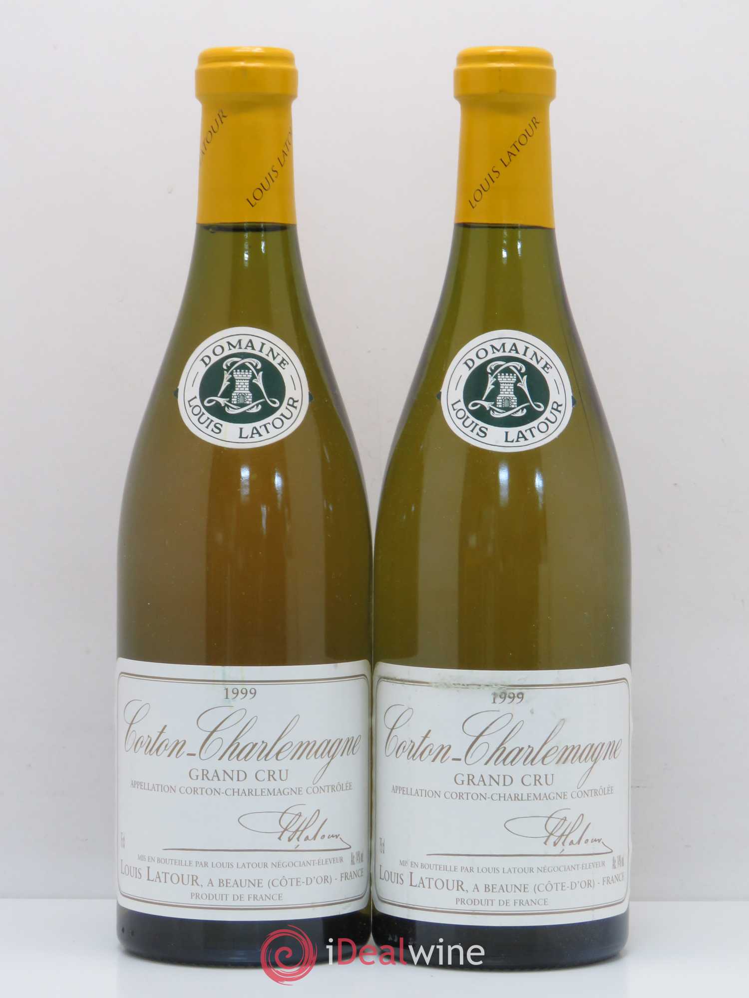 Corton-Charlemagne Grand Cru Louis Latour 1999 - Lot of 2 bottles - 0