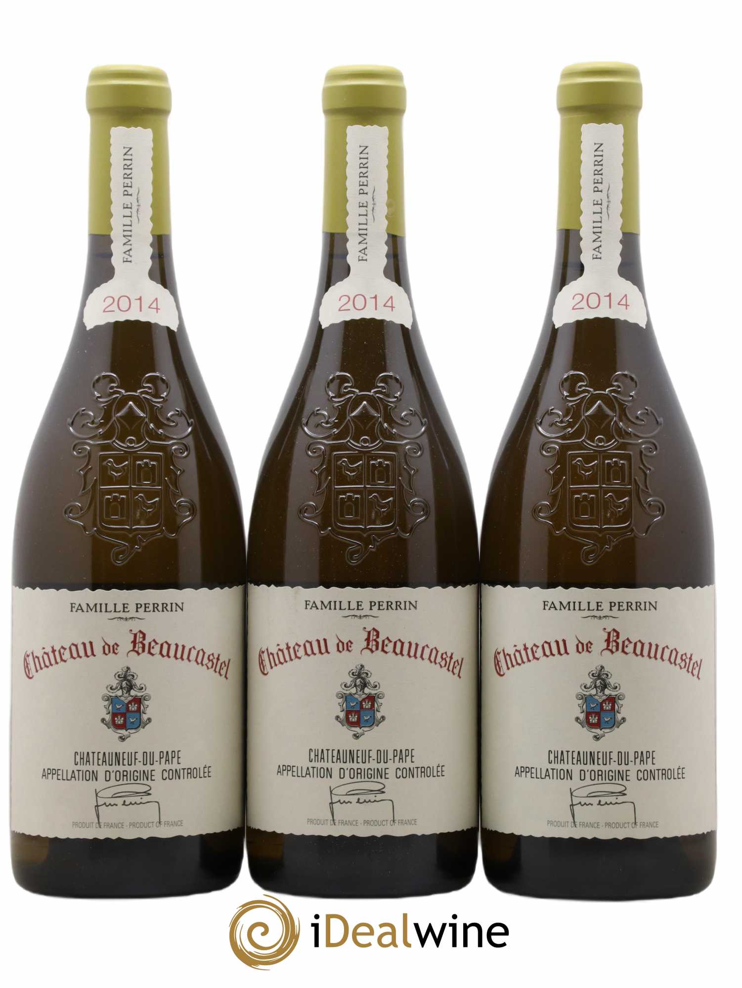 Châteauneuf-du-Pape Château de Beaucastel Famille Perrin 2014 - Lot of 6 bottles - 1