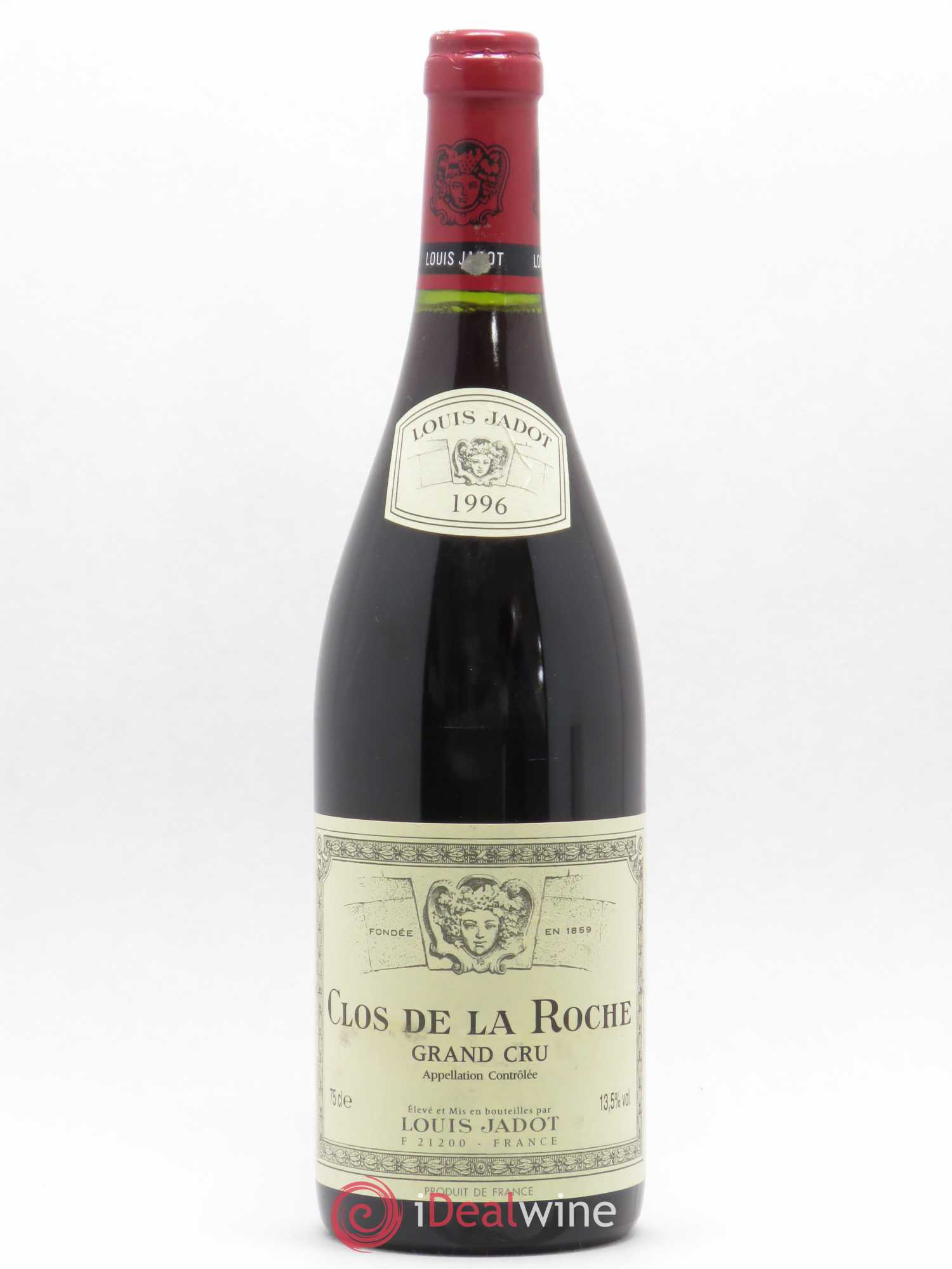 Clos de la Roche Grand Cru Maison Louis Jadot 1996 - Lot de 1 bouteille - 0