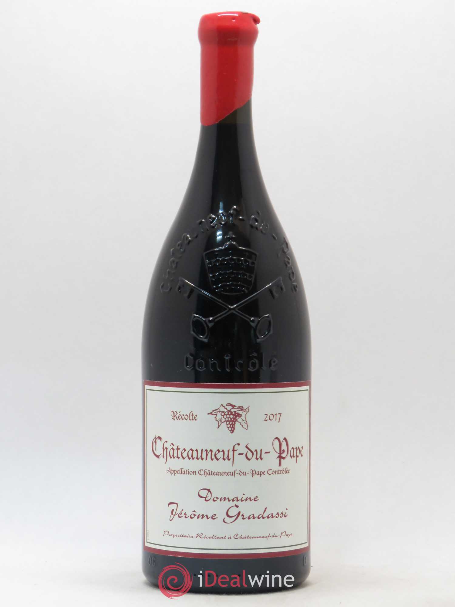 Châteauneuf-du-Pape Jerôme Gradassi (no reserve) 2017 - Lot of 1 magnum - 0