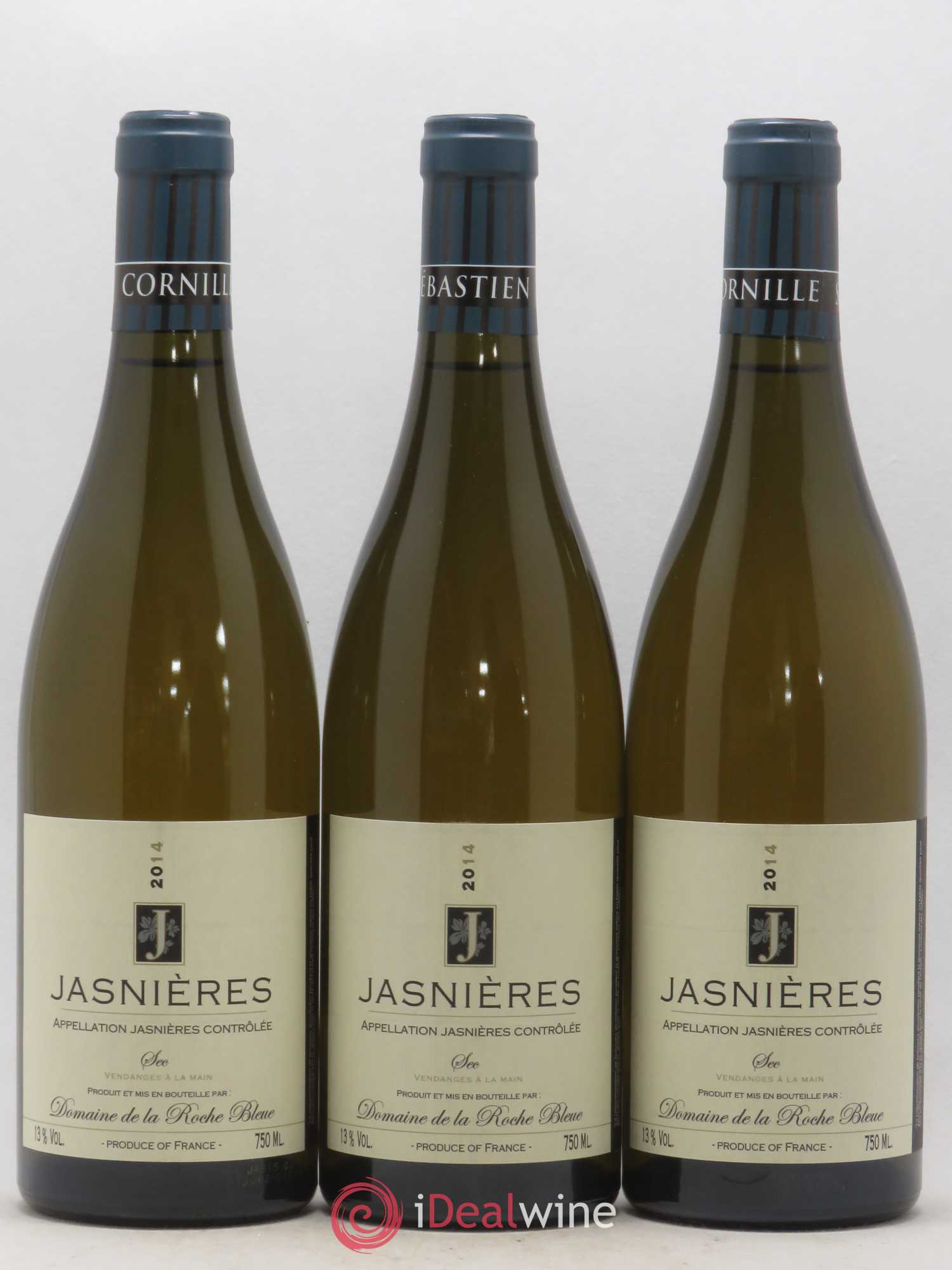 Jasnières Sec Domaine de la Roche Bleue (sans prix de réserve) 2014 - Lot de 3 bouteilles - 0