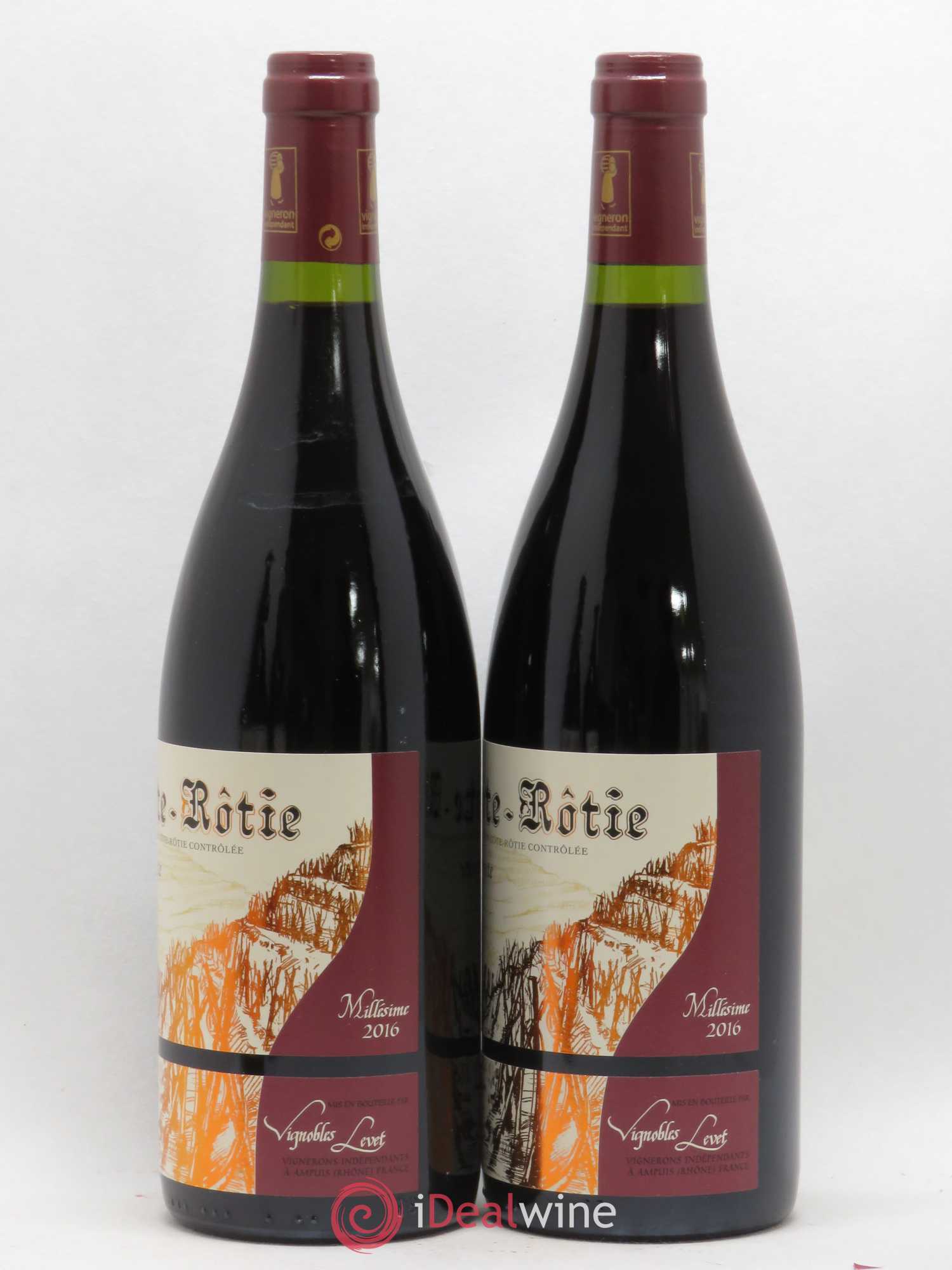 Côte-Rôtie Améthyste Vignobles Levet 2016 - Lotto di 2 bottiglie - 1