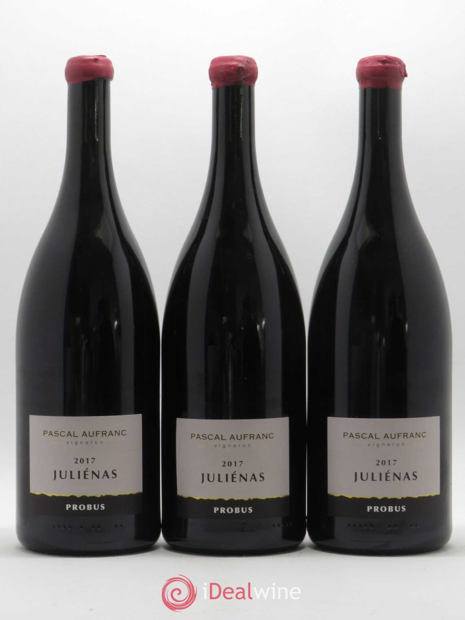 Juliénas Probus Pascal Aufranc (no reserve) 2017 - Lot of 3 magnums - 0