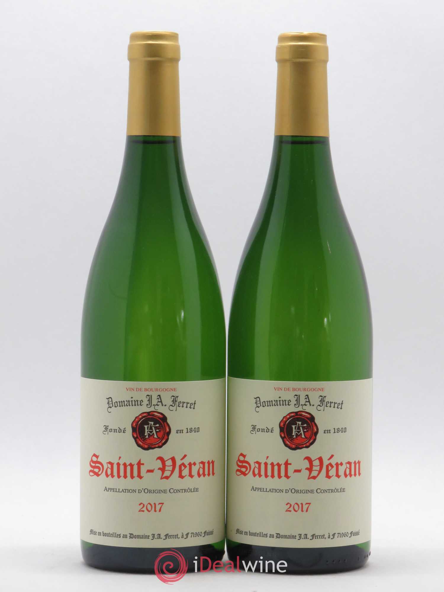 Saint-Véran J.A. Ferret (Domaine)  (sans prix de réserve) 2017 - Lot de 2 bouteilles - 0