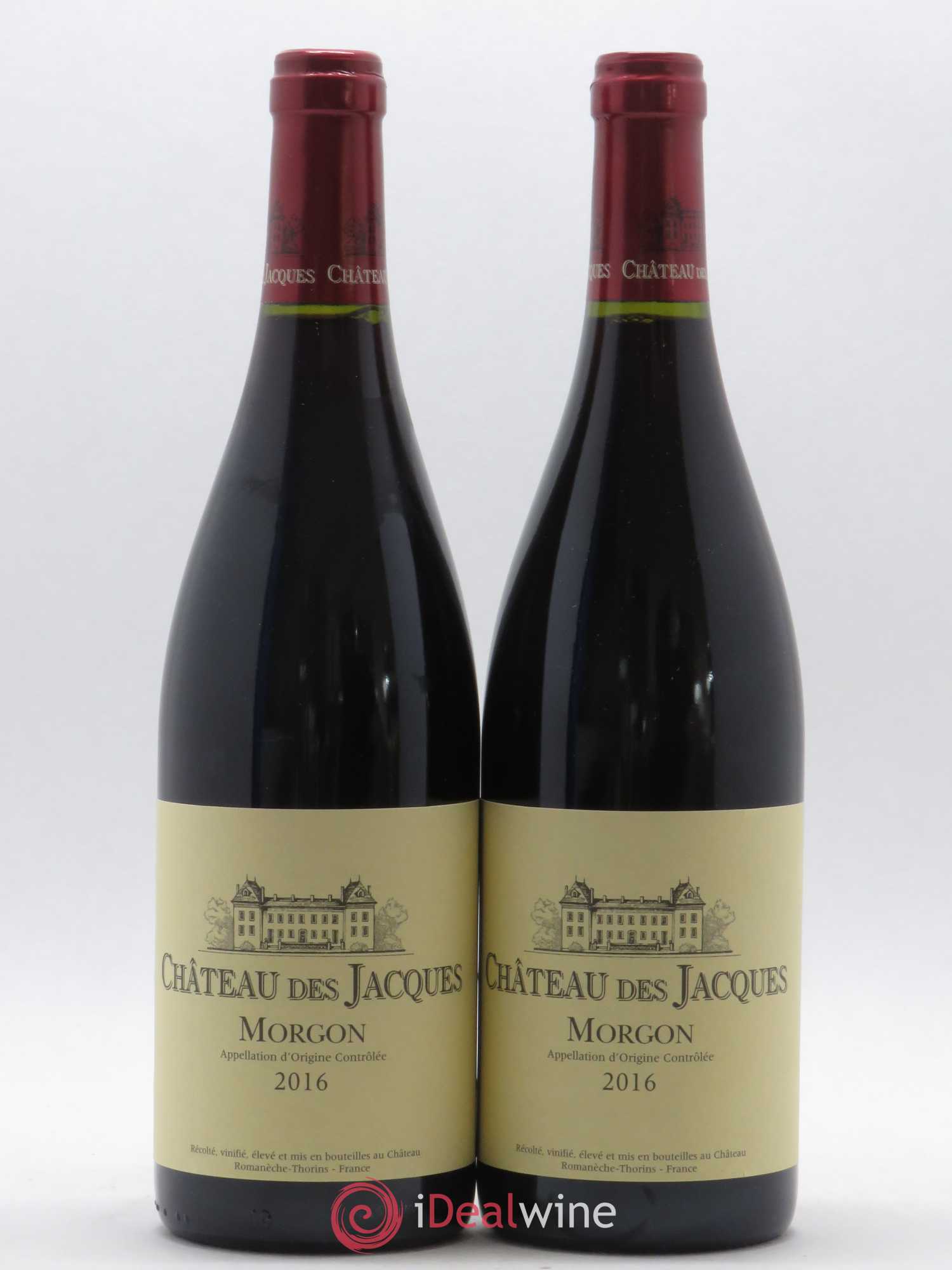 Morgon Château des Jacques  (no reserve) 2016 - Lot of 2 bottles - 0