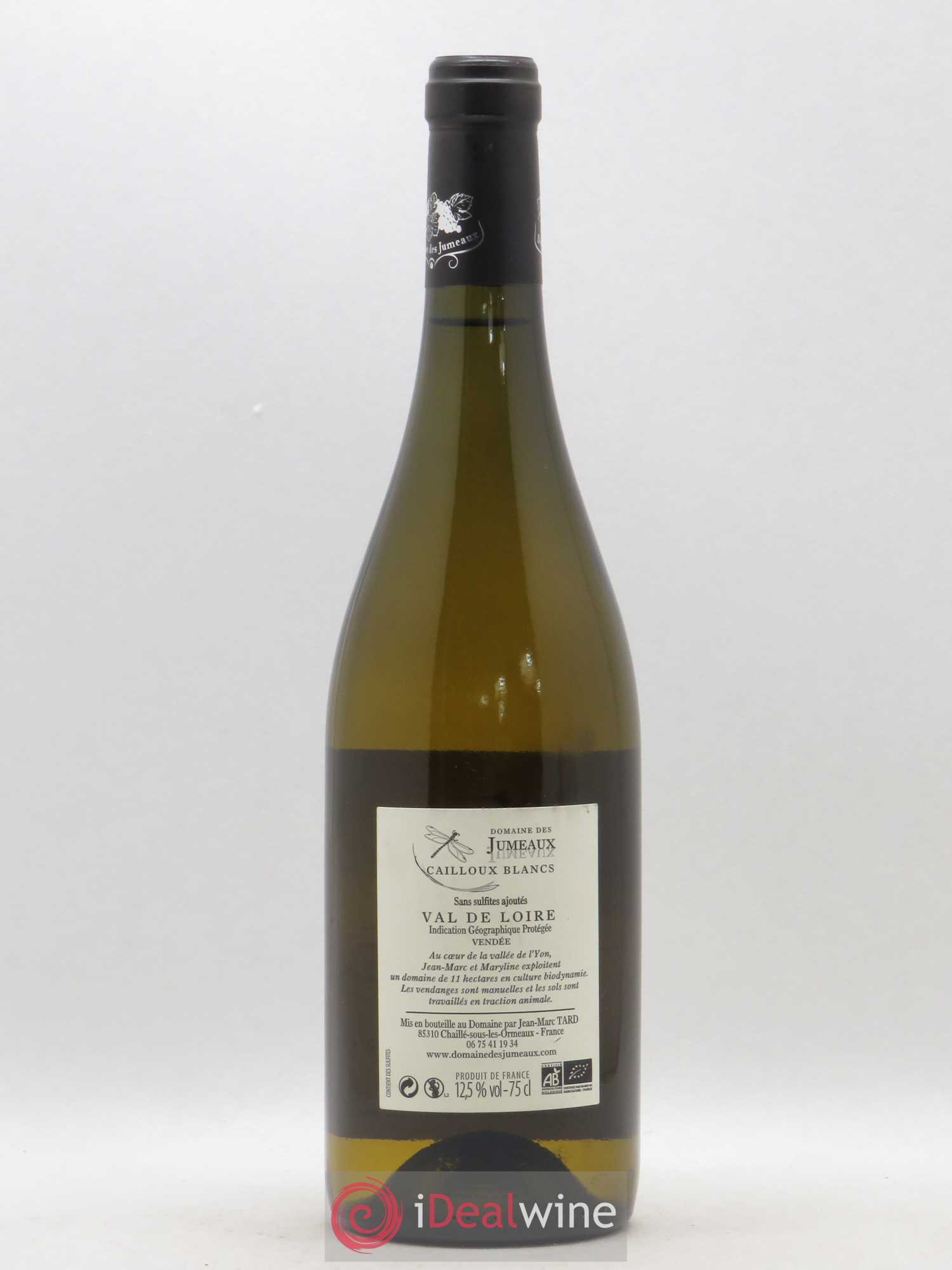 IGP Val de Loire IGP Cailloux Blanc 2017 - Lot de 1 bouteille - 1