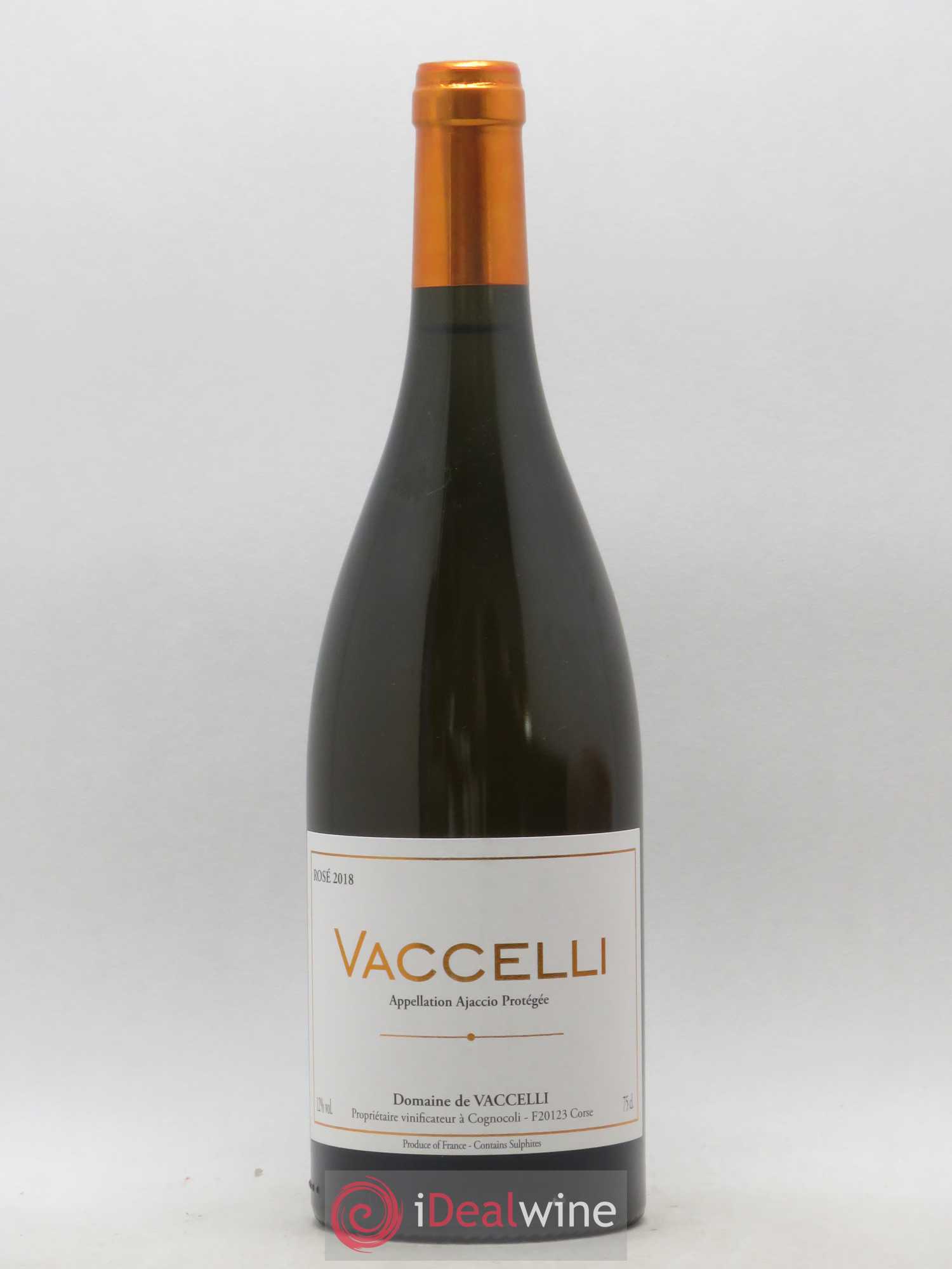 Vin de Corse Ajaccio Vaccelli Domaine de Vaccelli (sans prix de réserve) 2018 - Lot de 1 bouteille - 0