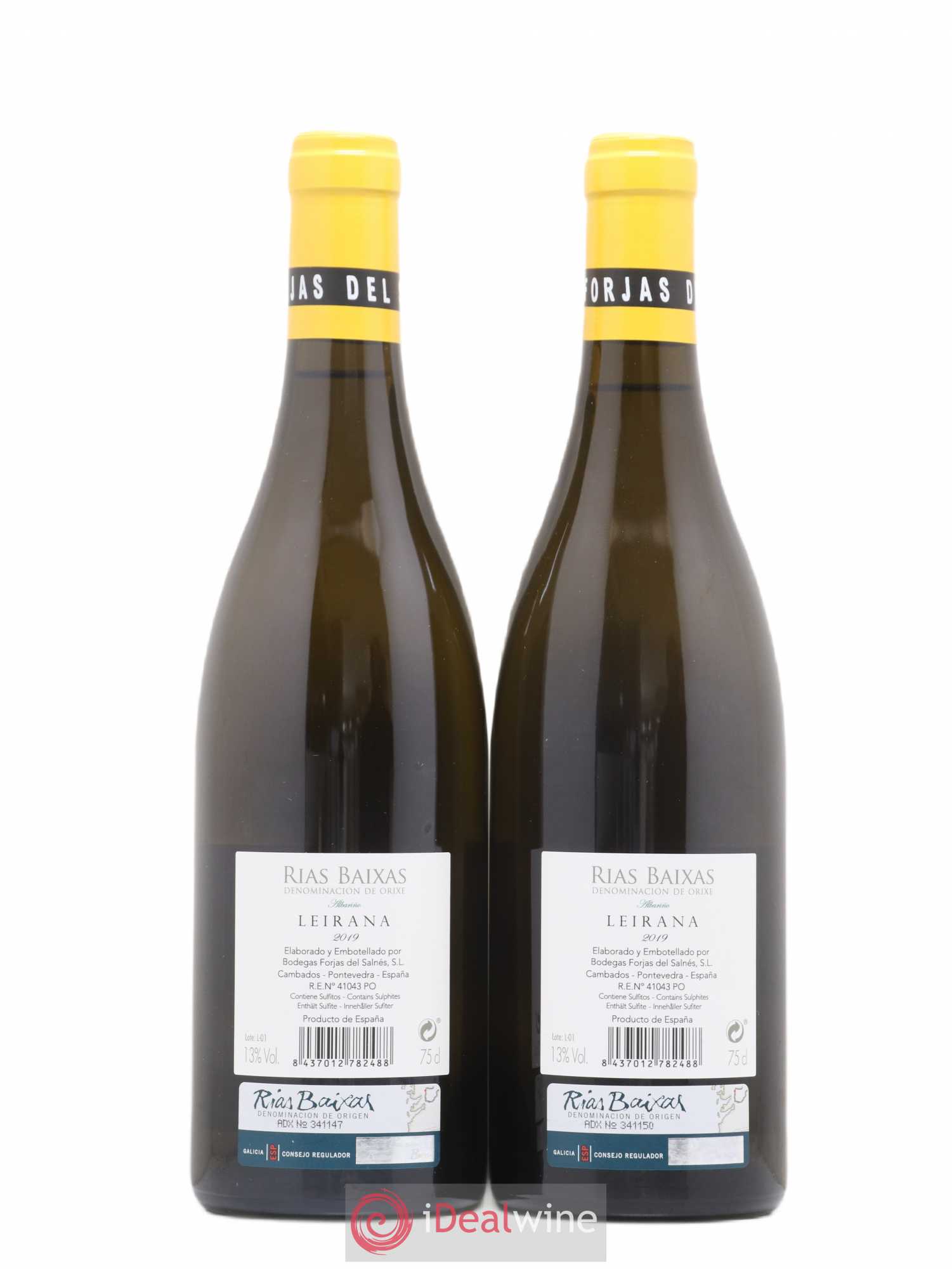 Rias Baixas Leirana 2019 - Lot de 2 bouteilles - 1