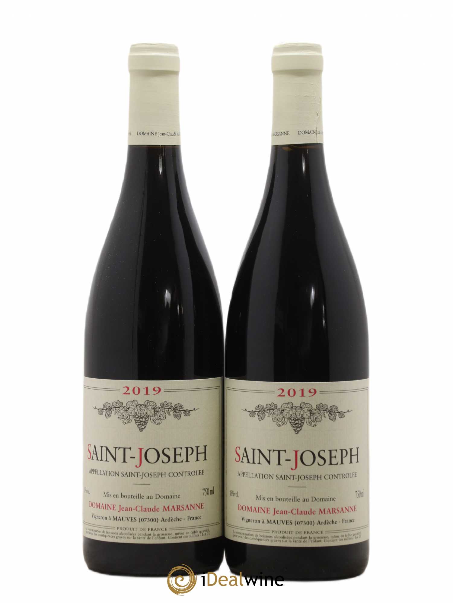 Saint-Joseph Jean-Claude Marsanne (Domaine) 2019 - Lot de 2 bouteilles - 0