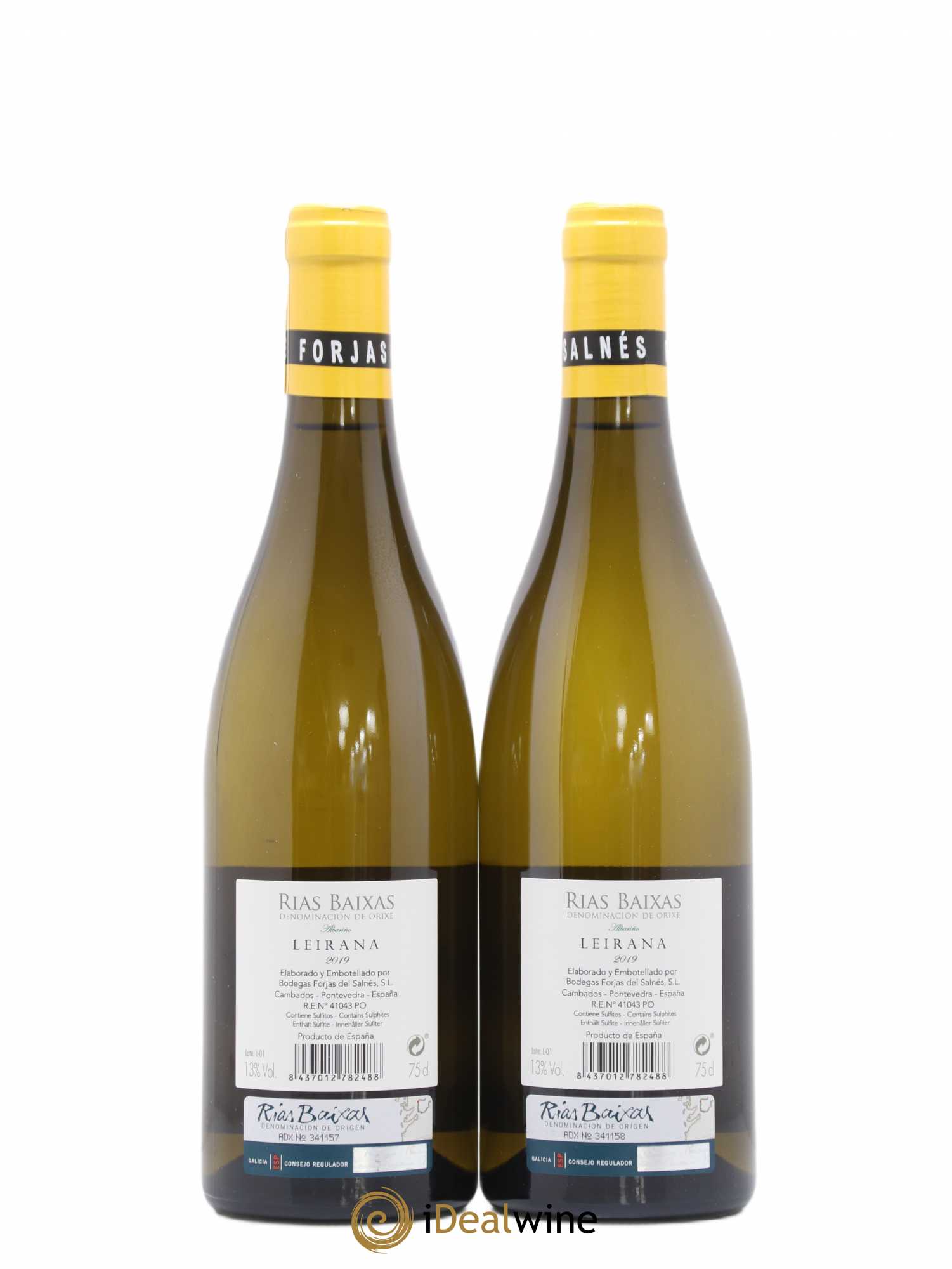 Rias Baixas Leirana Forjas Del Salnes 2019 - Lot de 2 bouteilles - 1