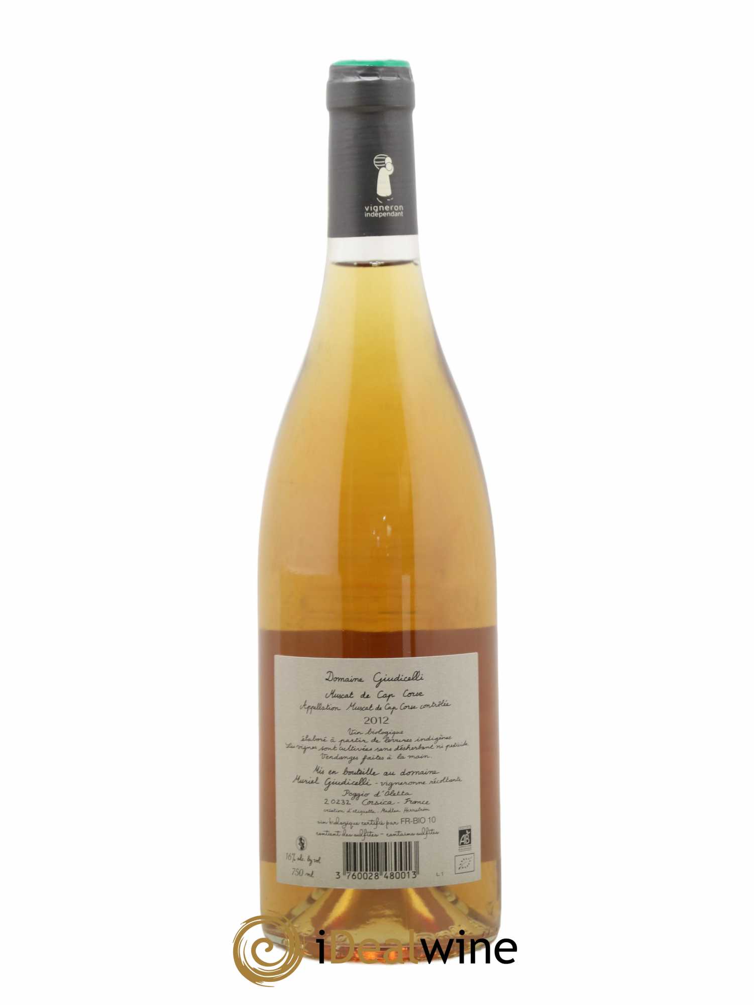 Muscat du Cap Corse Muriel Giudicelli 2012 - Lot de 1 bouteille - 1