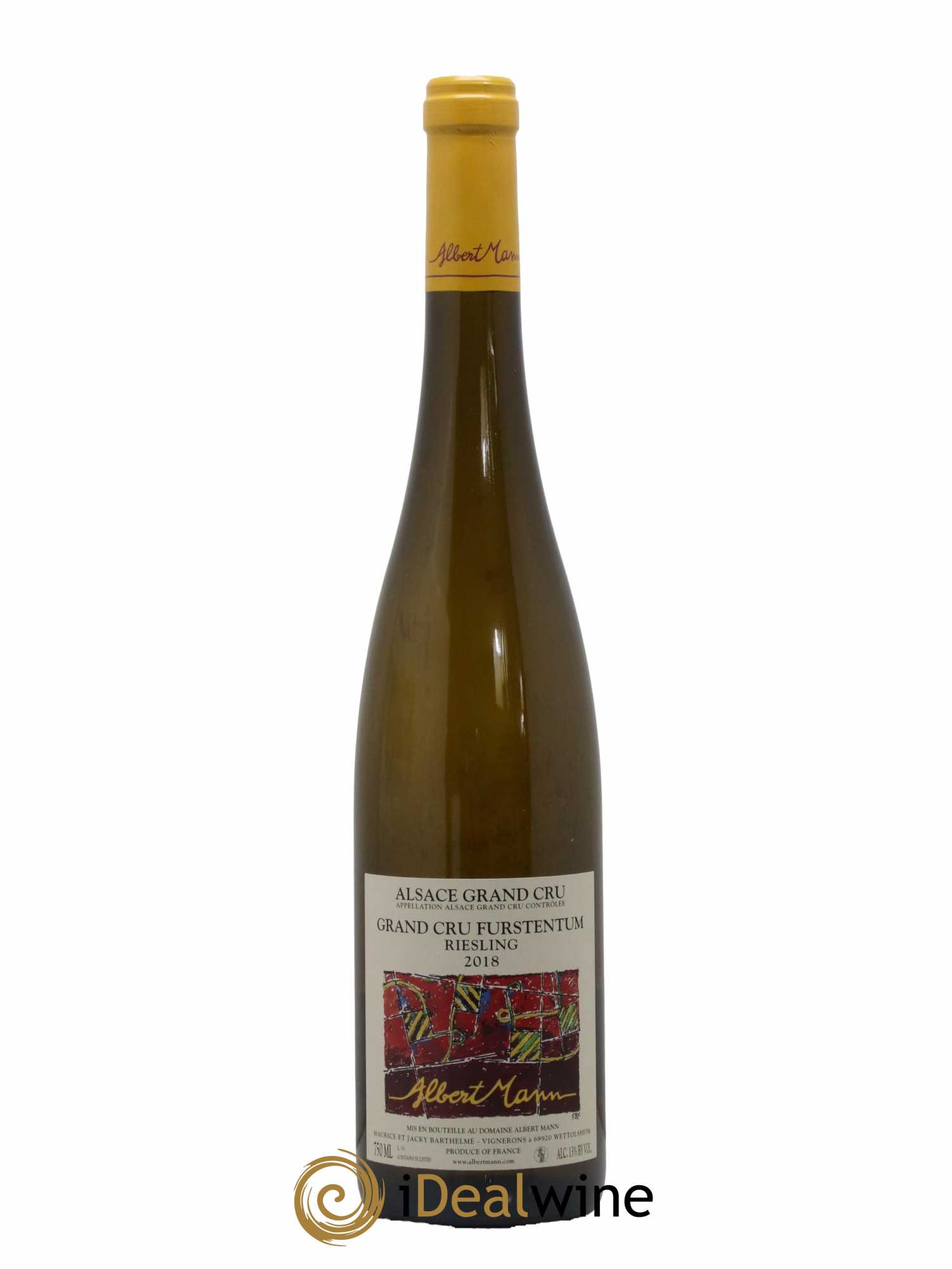 Alsace Riesling Grand Cru Furstentum Albert Mann  2018 - Lot of 1 bottle - 0